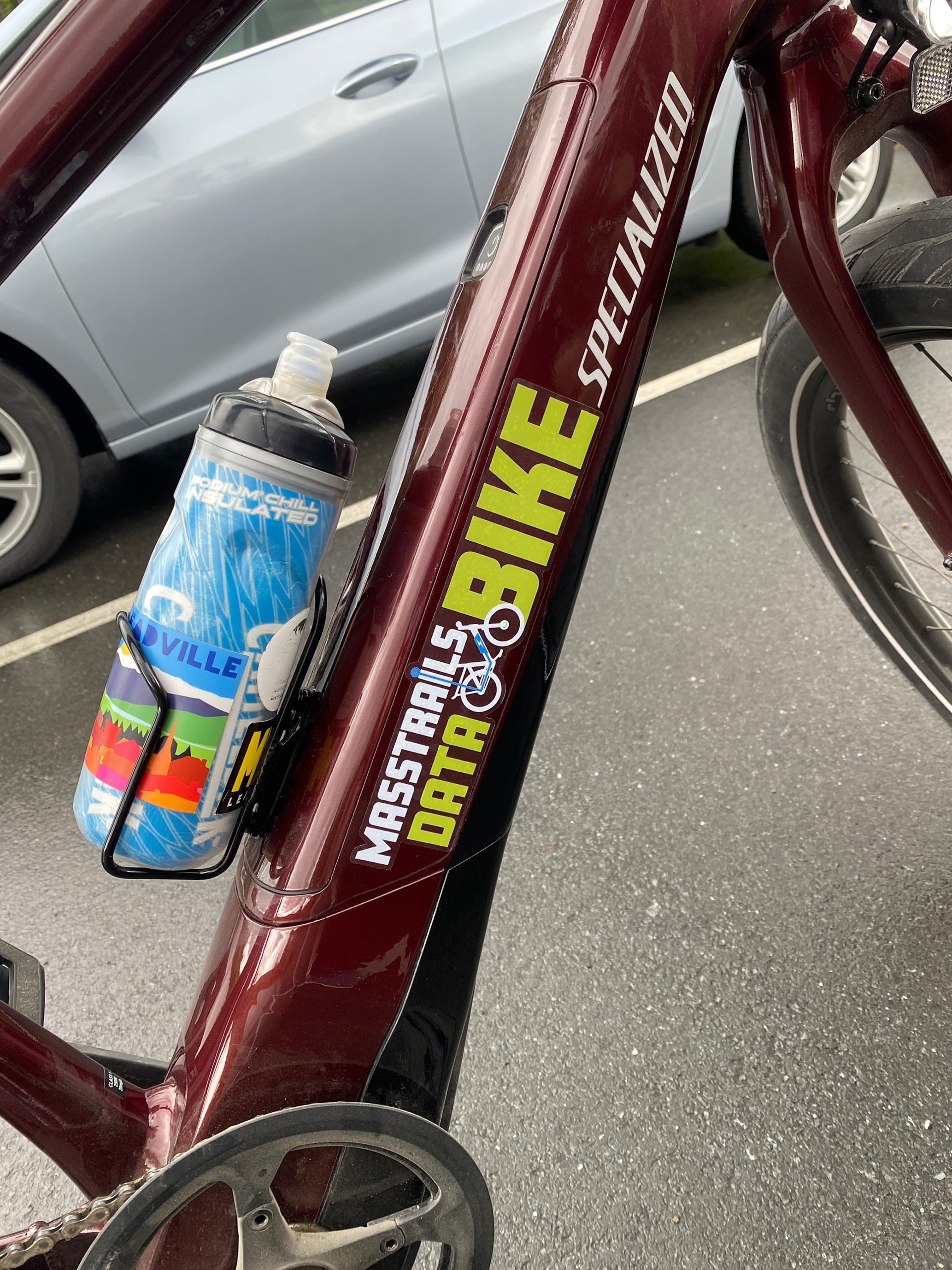 masstrails data bike, Kittelson & Associates, branding, graphic design