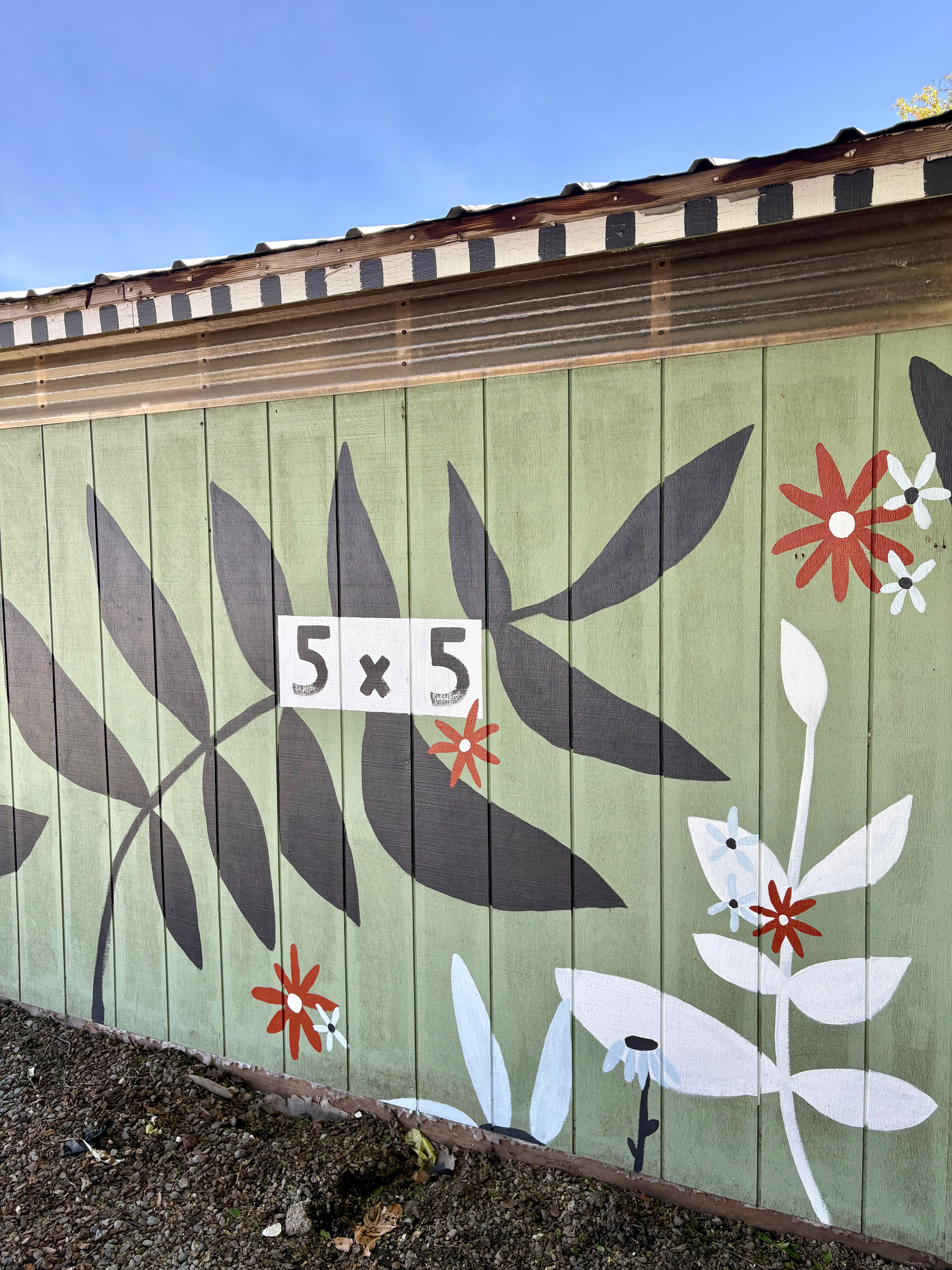 makenzie cooper, garden mural, Oregon