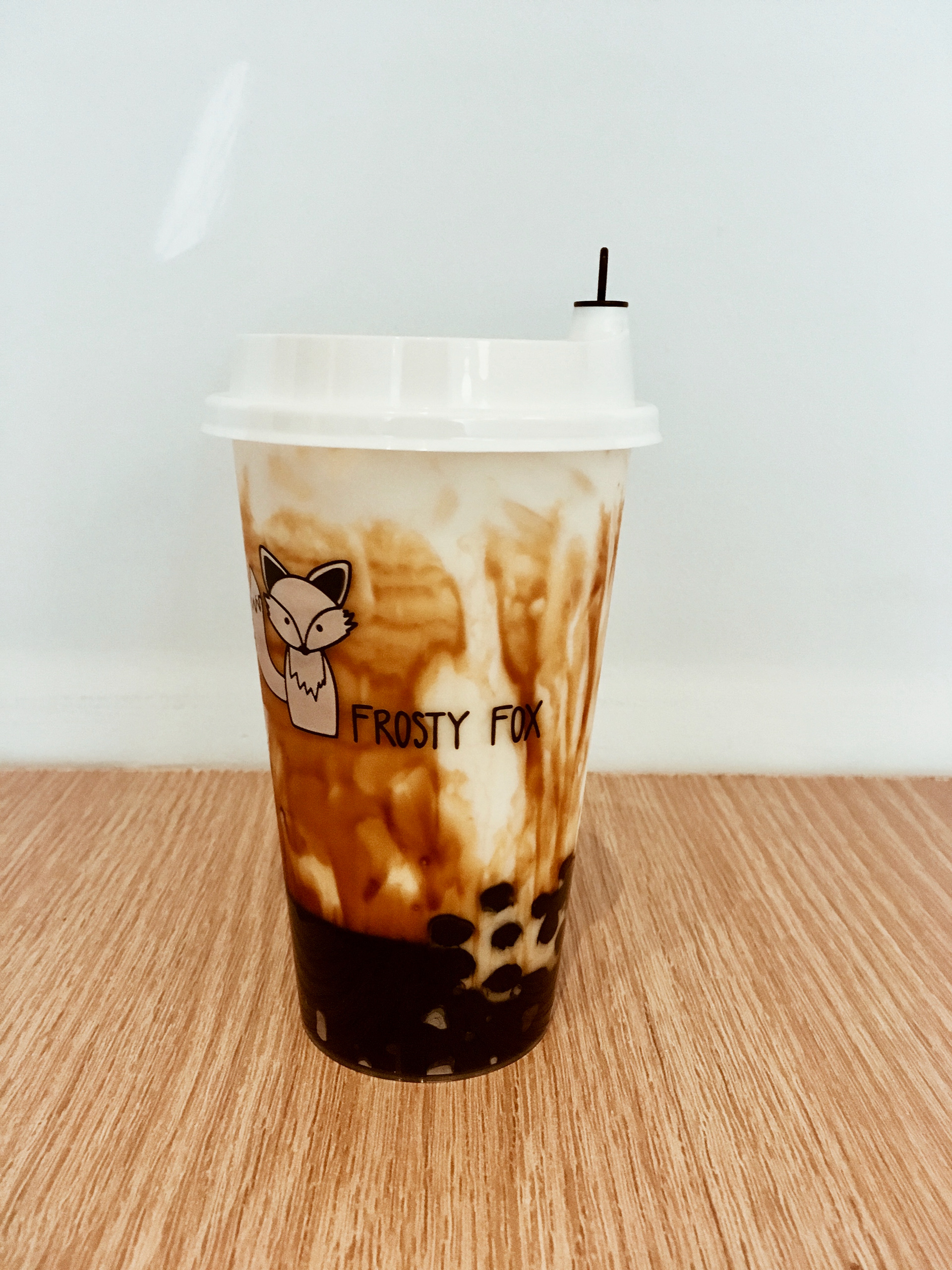 Frosty Fox boba tea drink