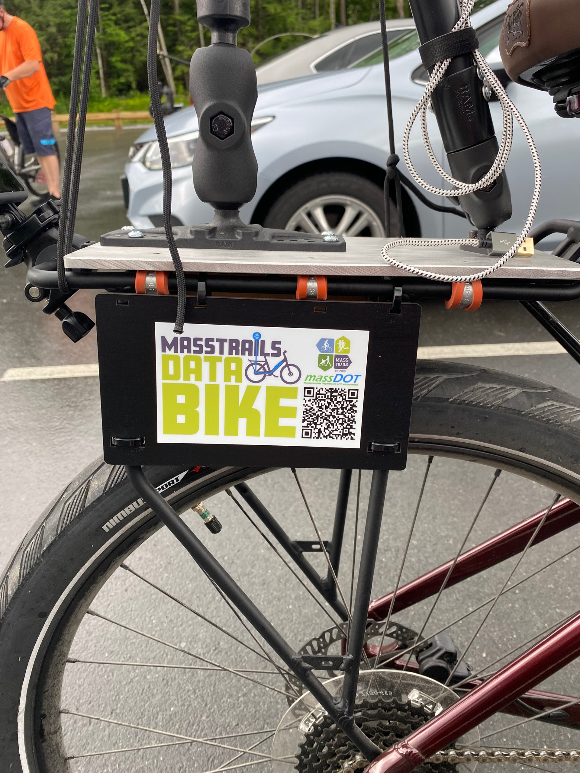 masstrails data bike, Kittelson & Associates, branding, graphic design