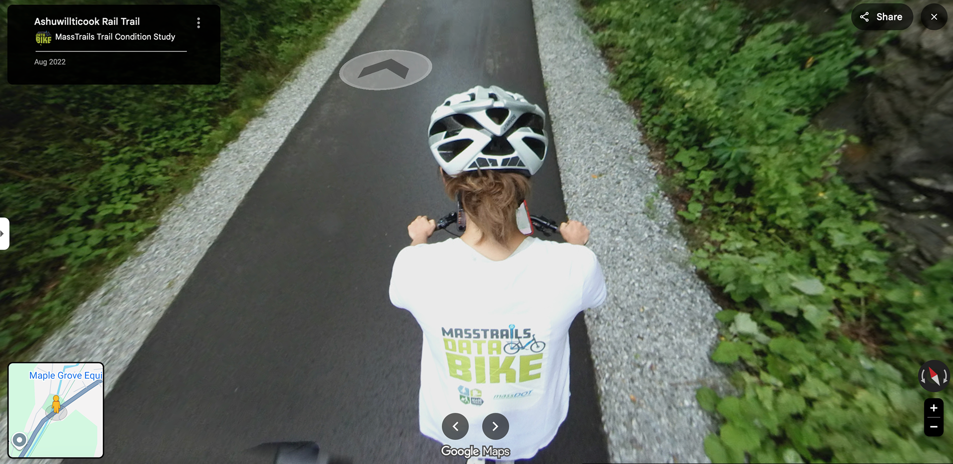 masstrails data bike, Kittelson & Associates, branding, graphic design, google, maps
