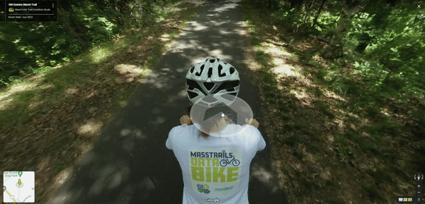 masstrails data bike, Kittelson & Associates, branding, graphic design, google, maps