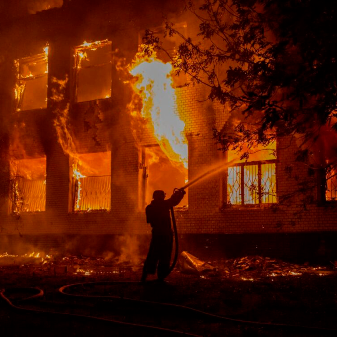 Fireman in Ukraine