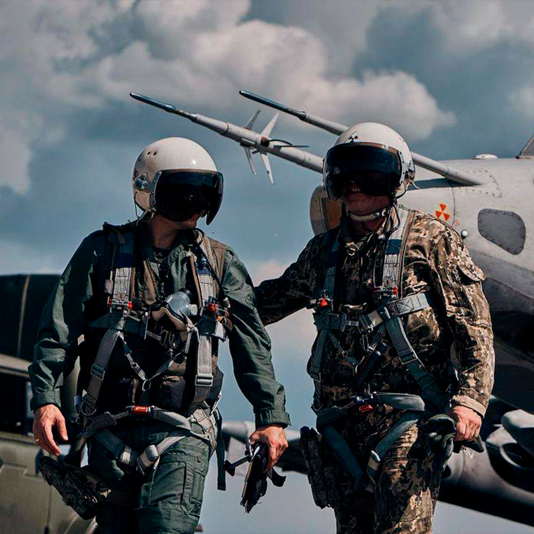 Ukrainian pilots