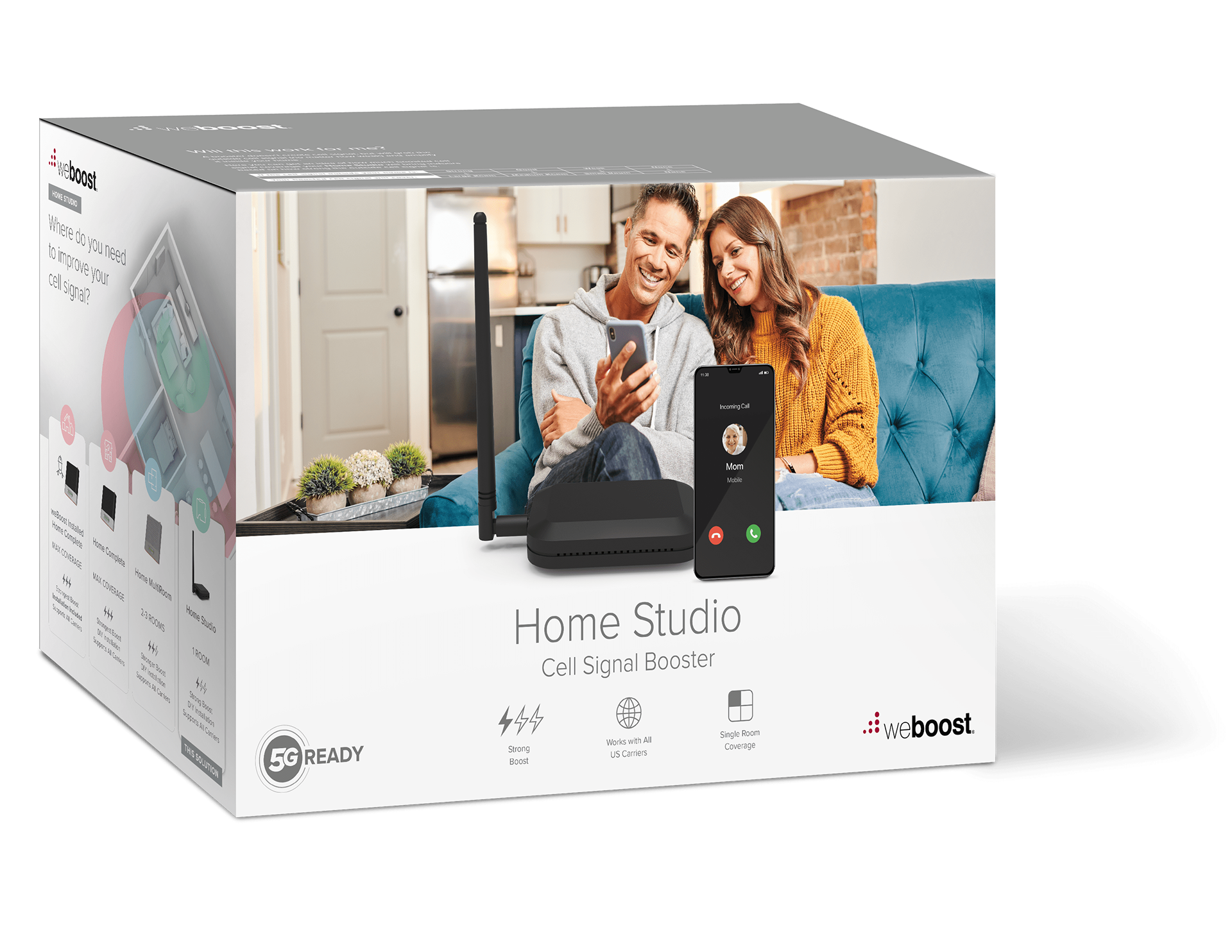 Home Studio is our entry-level solution. Imagery was carefully chosen to showcase a smaller apartment to leverage expectations on product capacity.