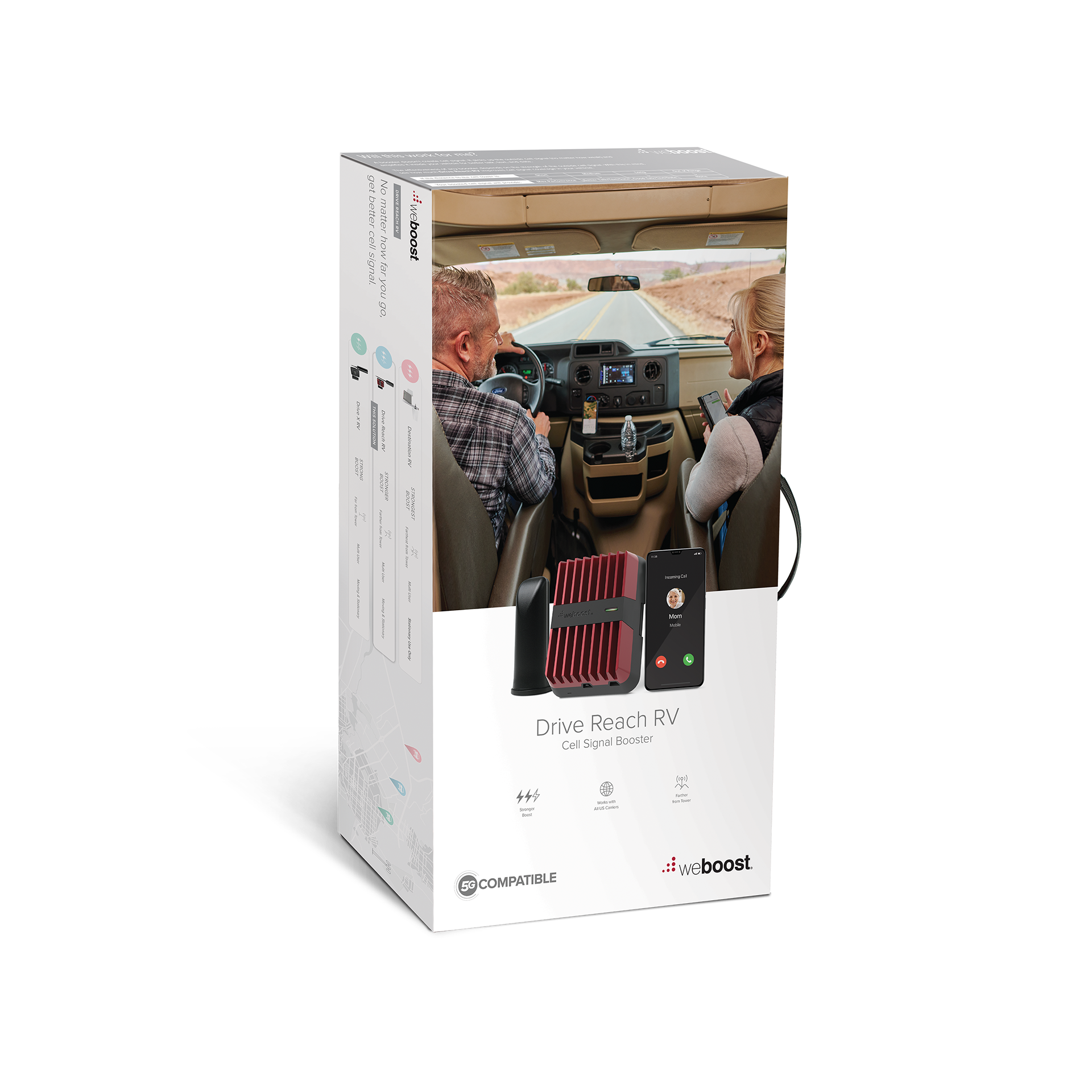 Our best-selling solution for RV. Awkward box size also needs to be accounted for and provides an alternative stacking method for retail shelves.