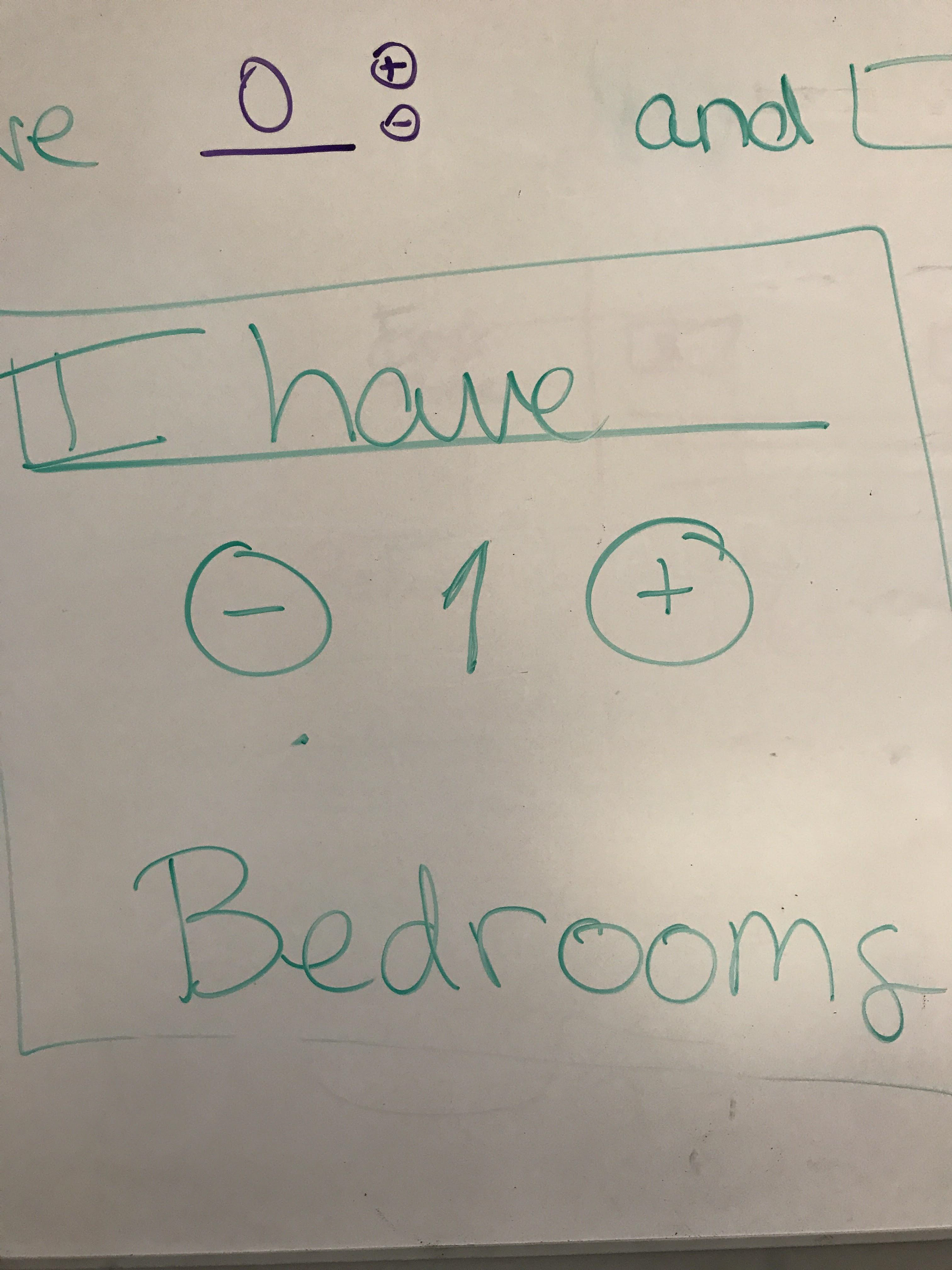 How will users select numbers of rooms?