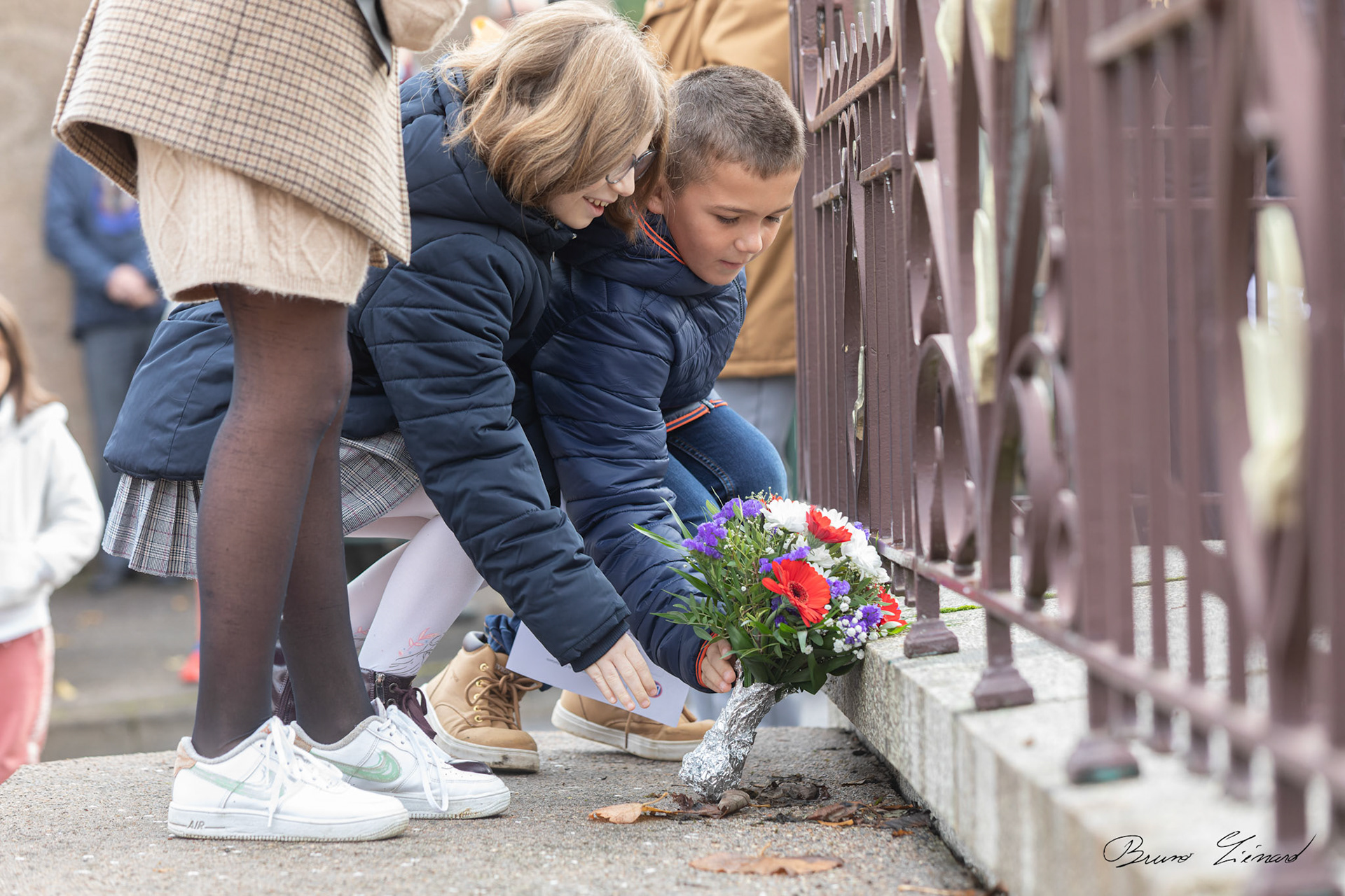 Cérémonie de commémoration de l'armistice du 11 novembre 1918 à Villers-lès-Nancy