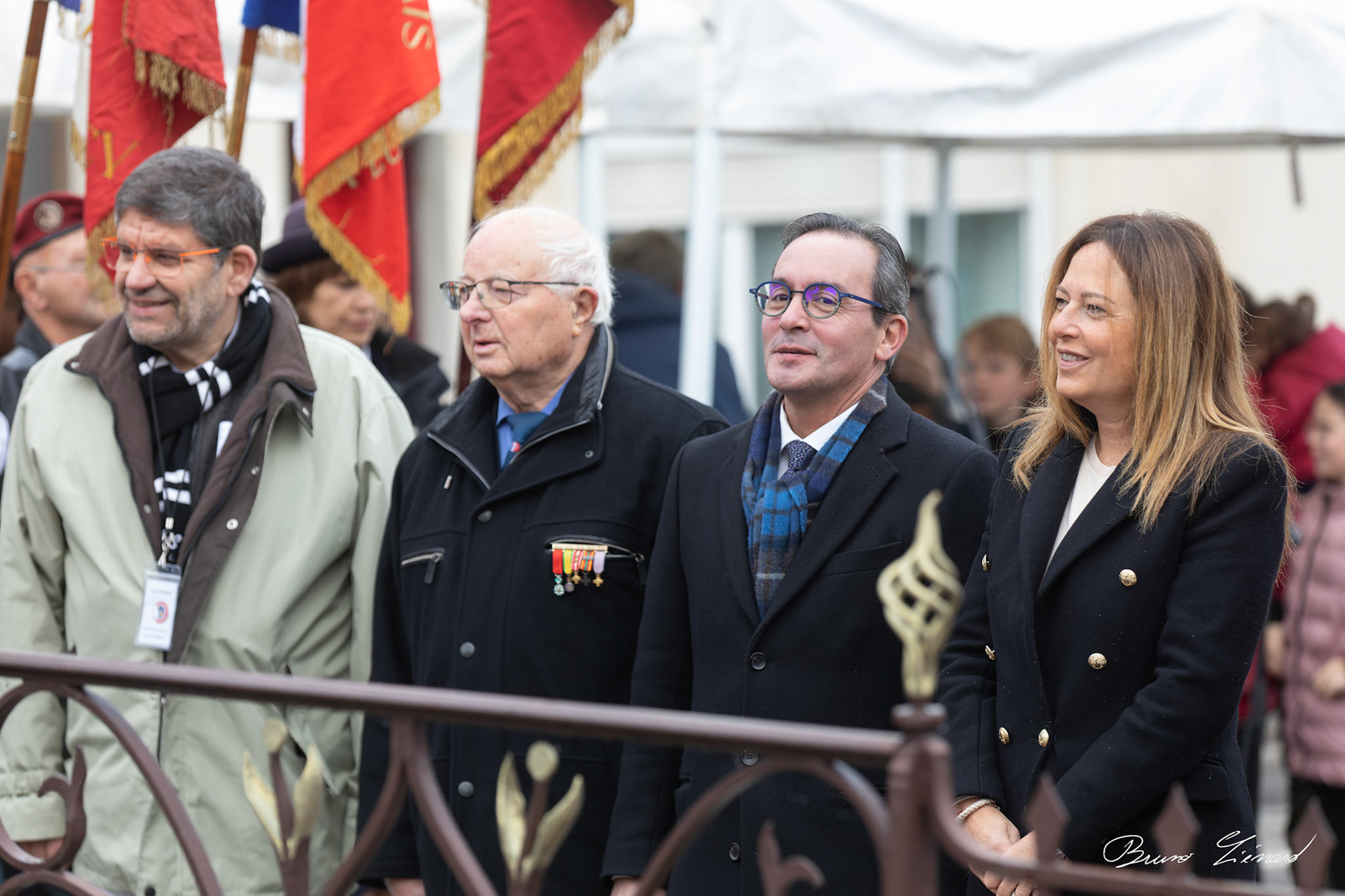 Cérémonie de commémoration de l'armistice du 11 novembre 1918 à Villers-lès-Nancy