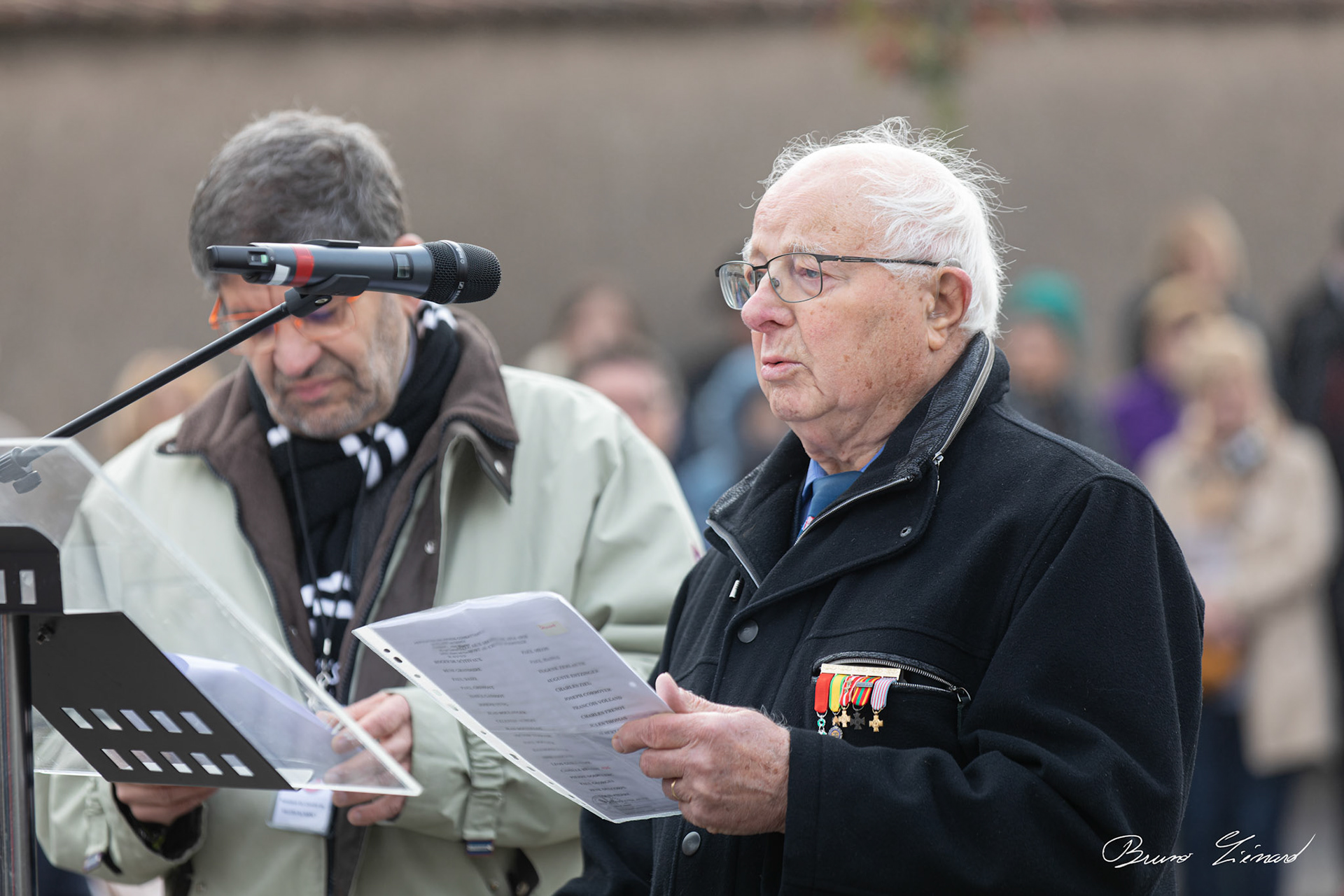 Cérémonie de commémoration de l'armistice du 11 novembre 1918 à Villers-lès-Nancy