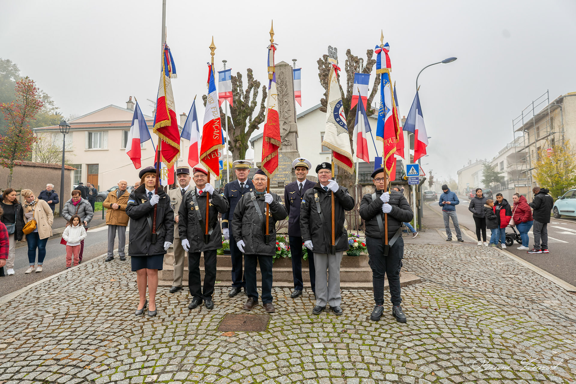 Cérémonie de commémoration de l'armistice du 11 novembre 1918 à Villers-lès-Nancy