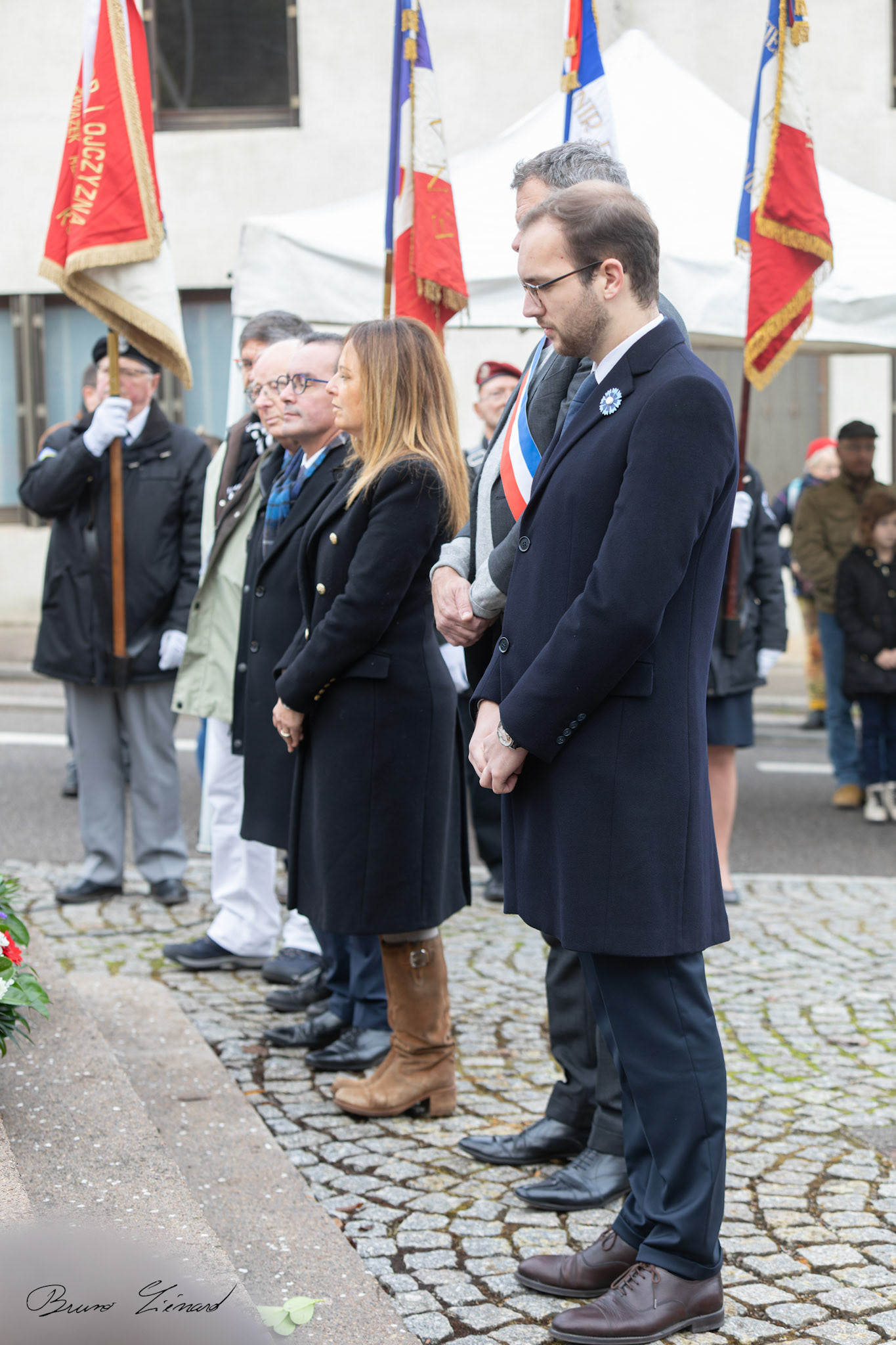 Cérémonie de commémoration de l'armistice du 11 novembre 1918 à Villers-lès-Nancy