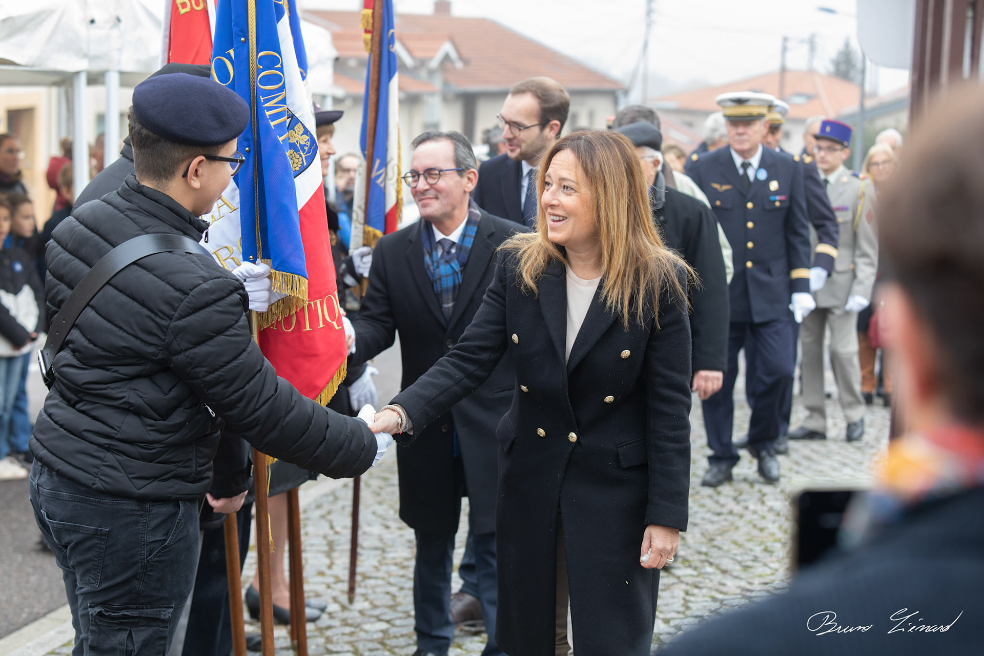 Cérémonie de commémoration de l'armistice du 11 novembre 1918 à Villers-lès-Nancy