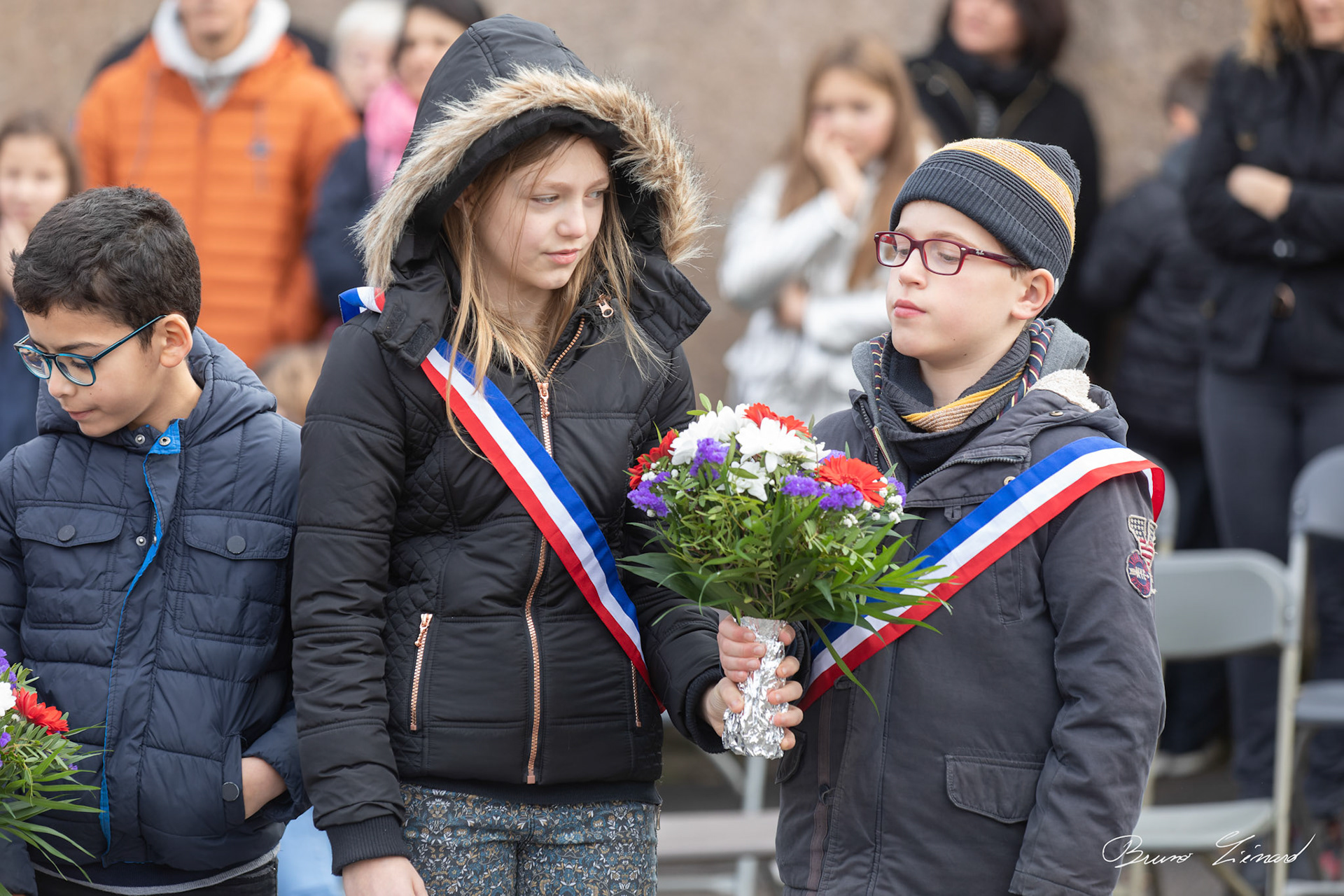 Cérémonie de commémoration de l'armistice du 11 novembre 1918 à Villers-lès-Nancy