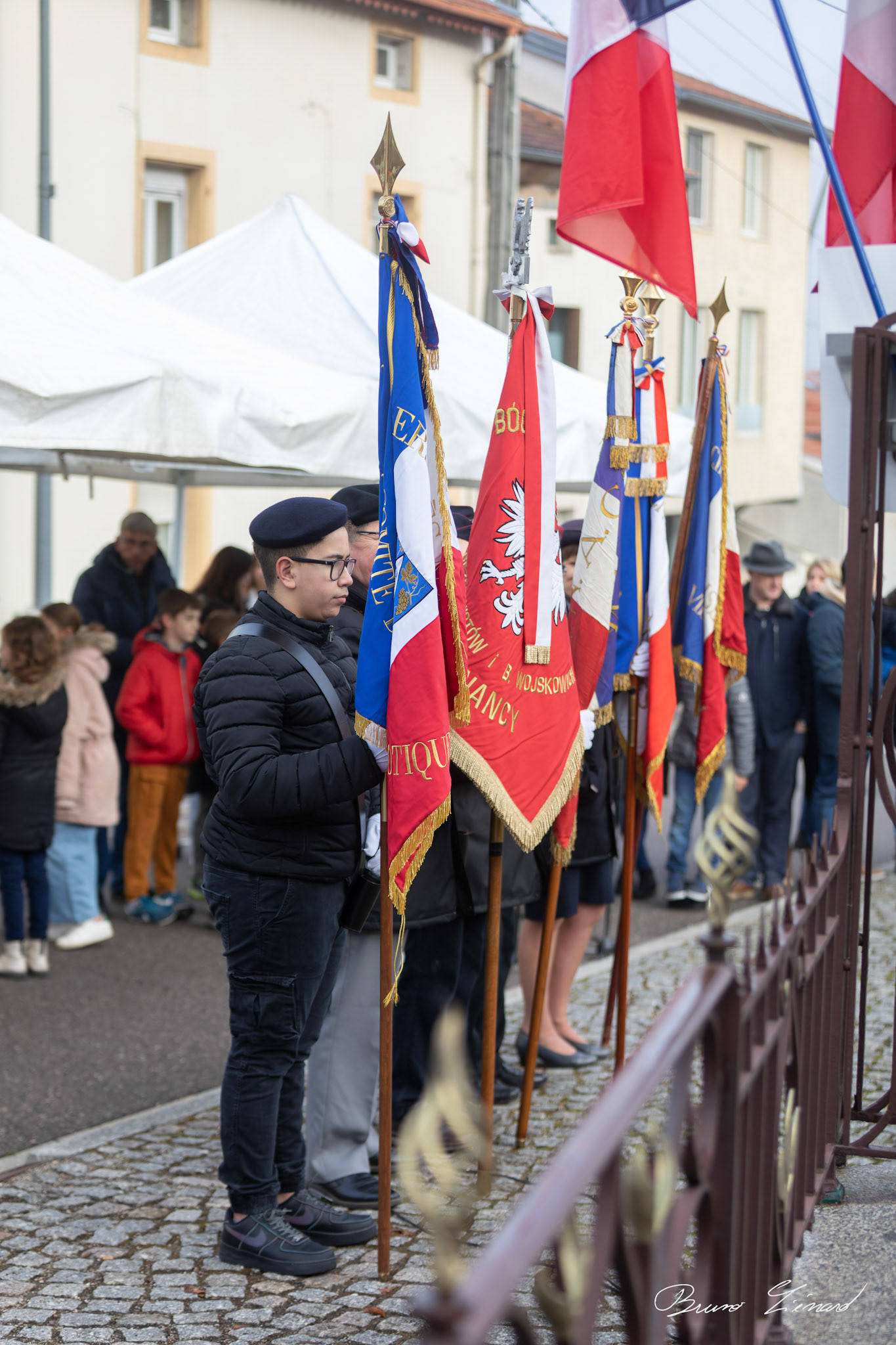 Cérémonie de commémoration de l'armistice du 11 novembre 1918 à Villers-lès-Nancy