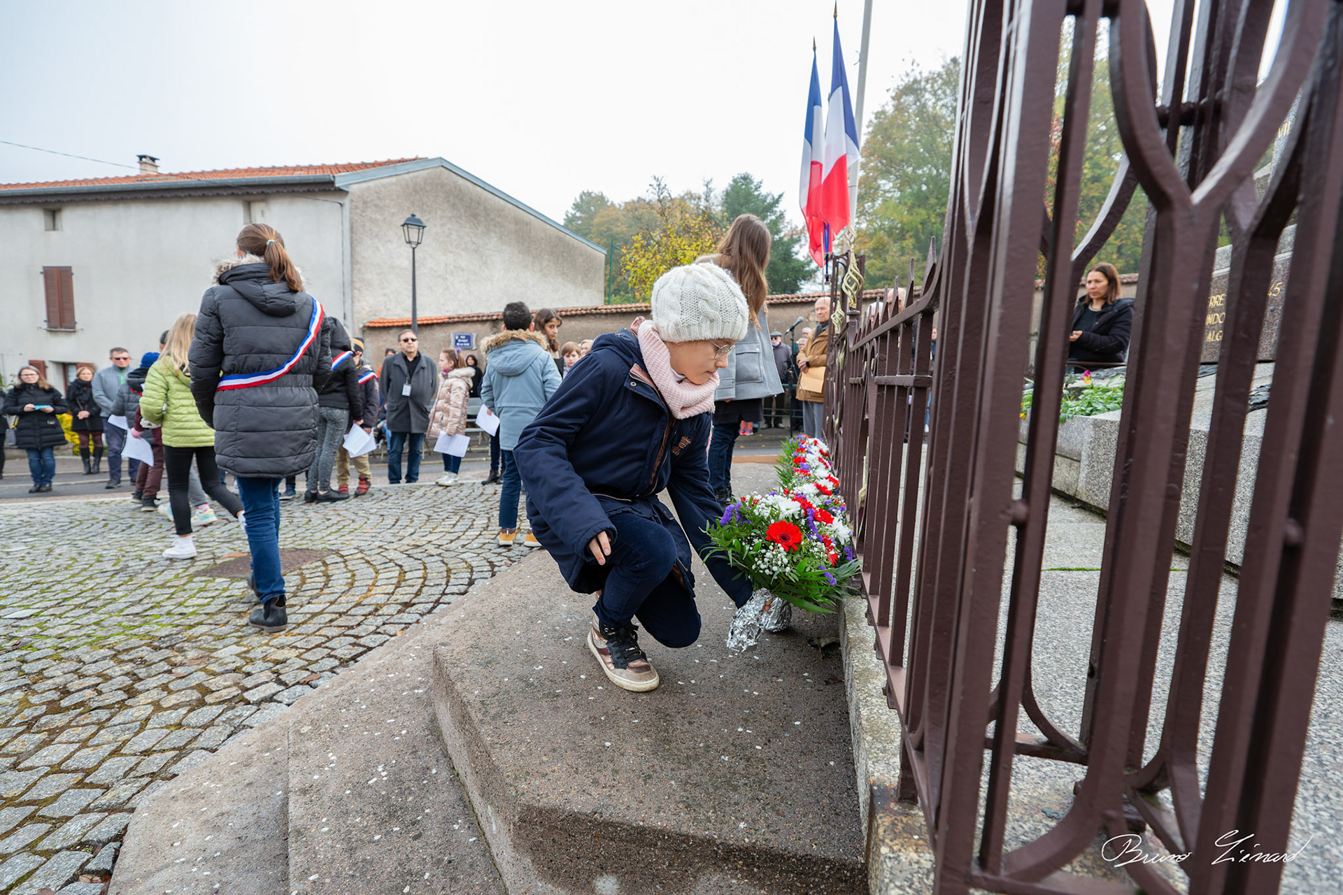 Cérémonie de commémoration de l'armistice du 11 novembre 1918 à Villers-lès-Nancy