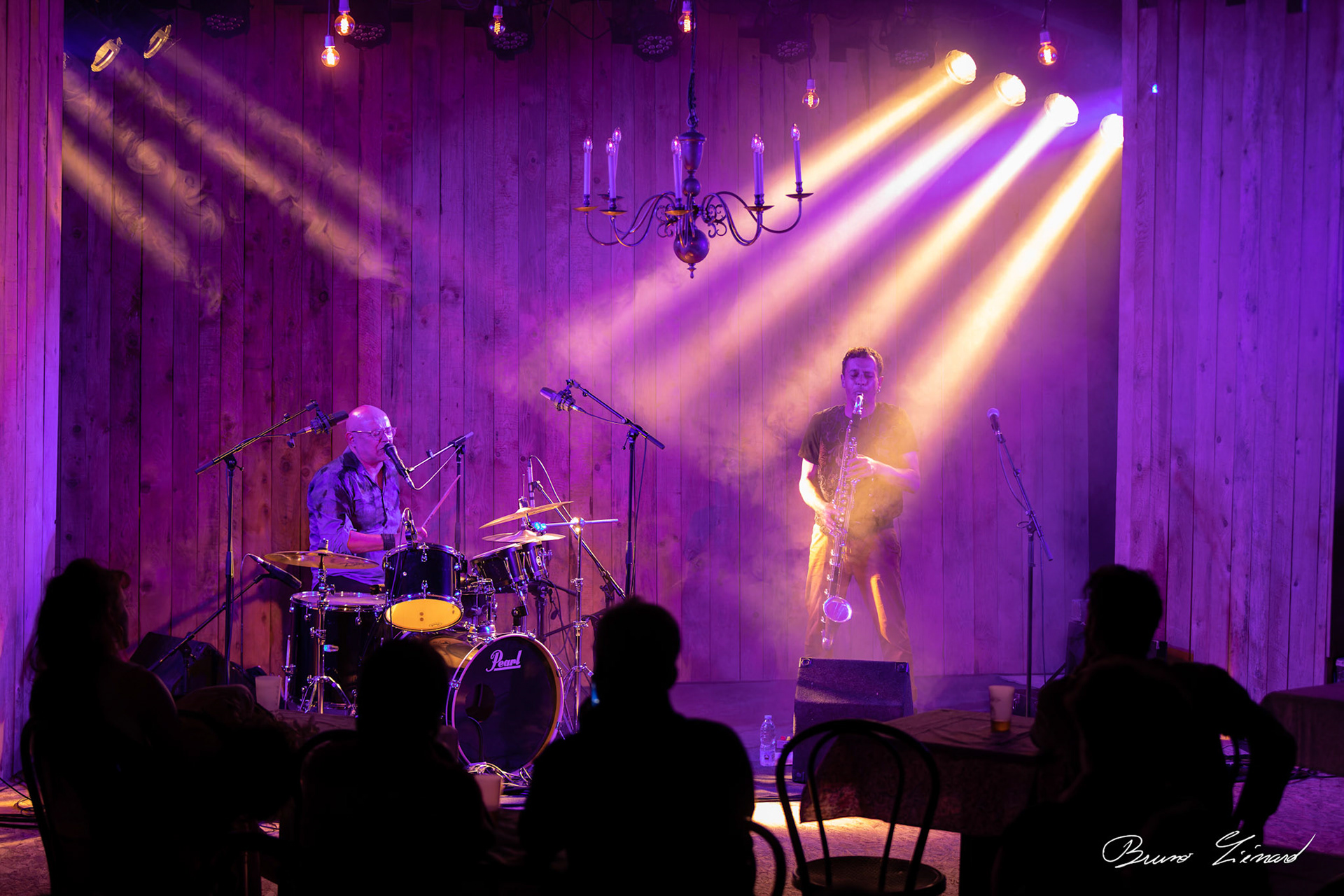 Richard Monségu (Antiquarks) et Nicolas Côme