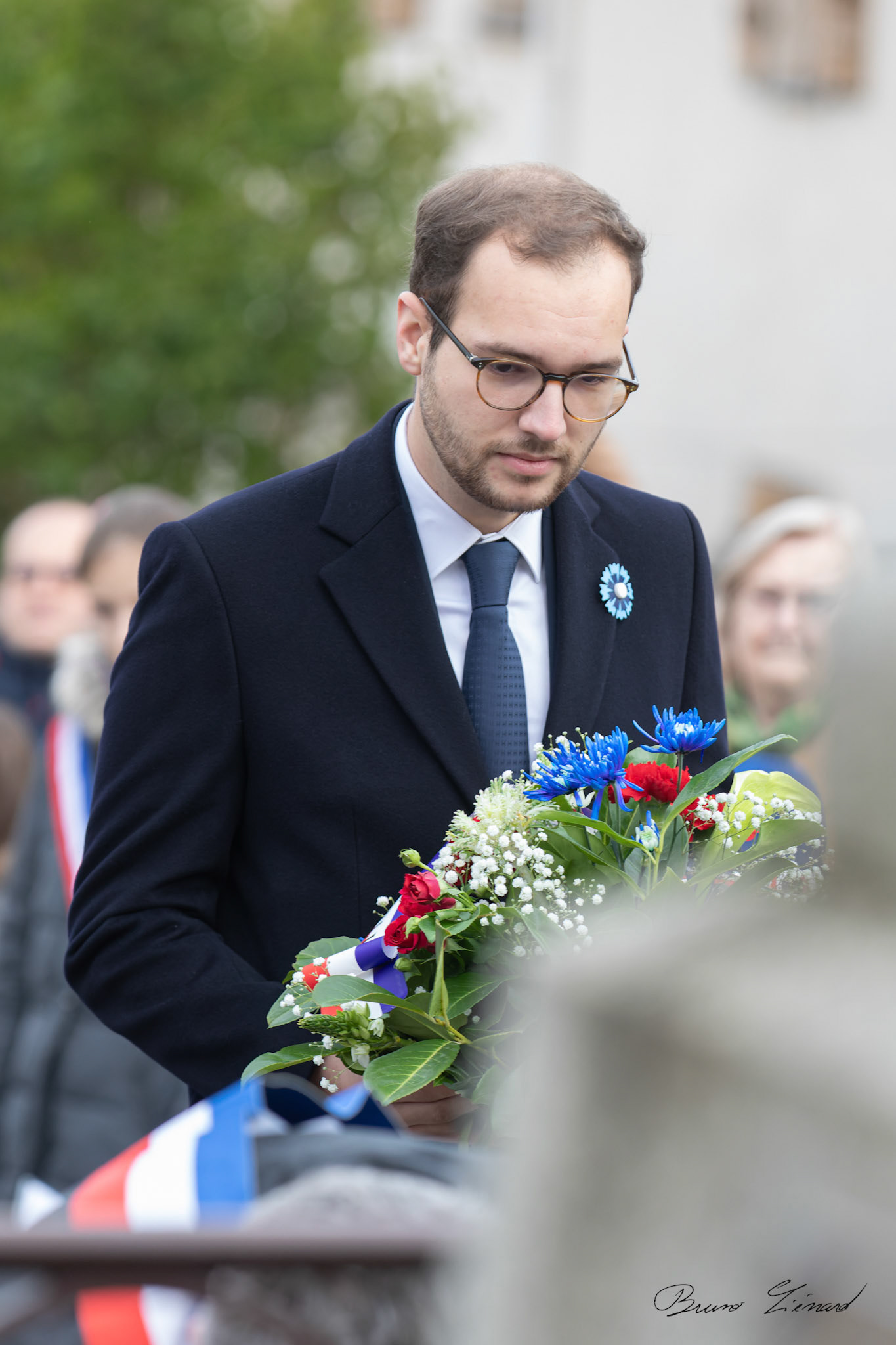 Cérémonie de commémoration de l'armistice du 11 novembre 1918 à Villers-lès-Nancy