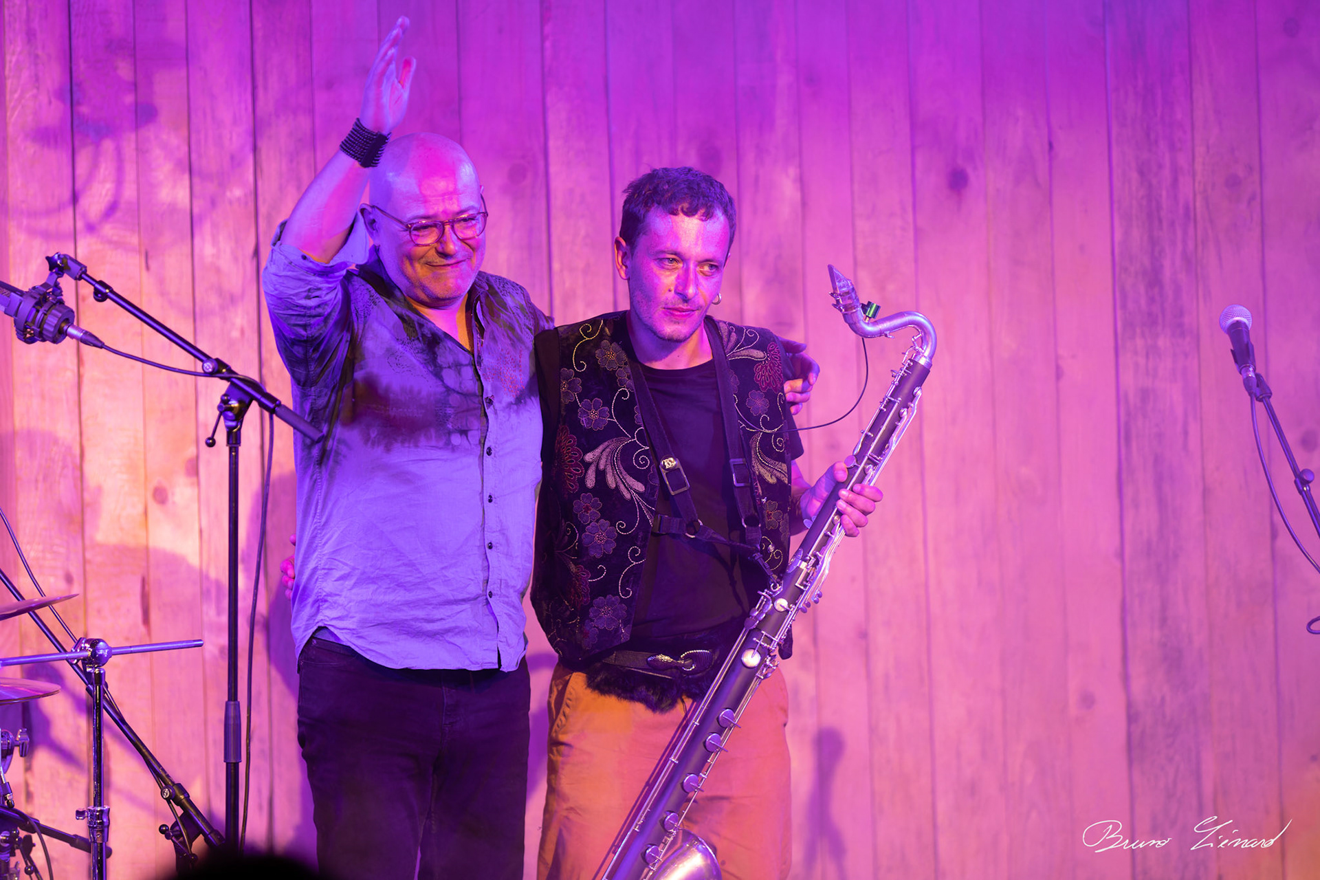 Richard Monségu (Antiquarks) et Nicolas Côme