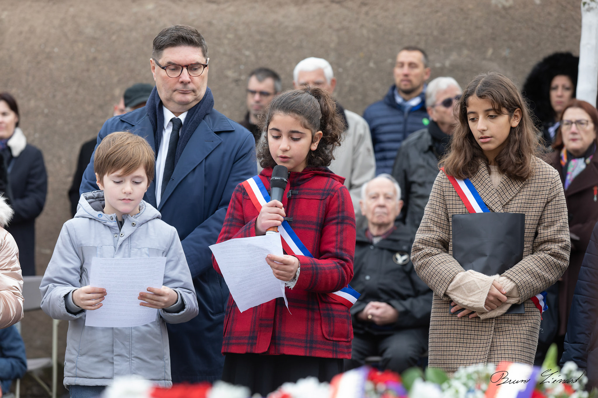 Cérémonie de commémoration de l'armistice du 11 novembre 1918 à Villers-lès-Nancy