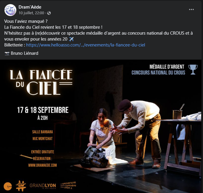 Cie Dram'Aède - juillet 2022