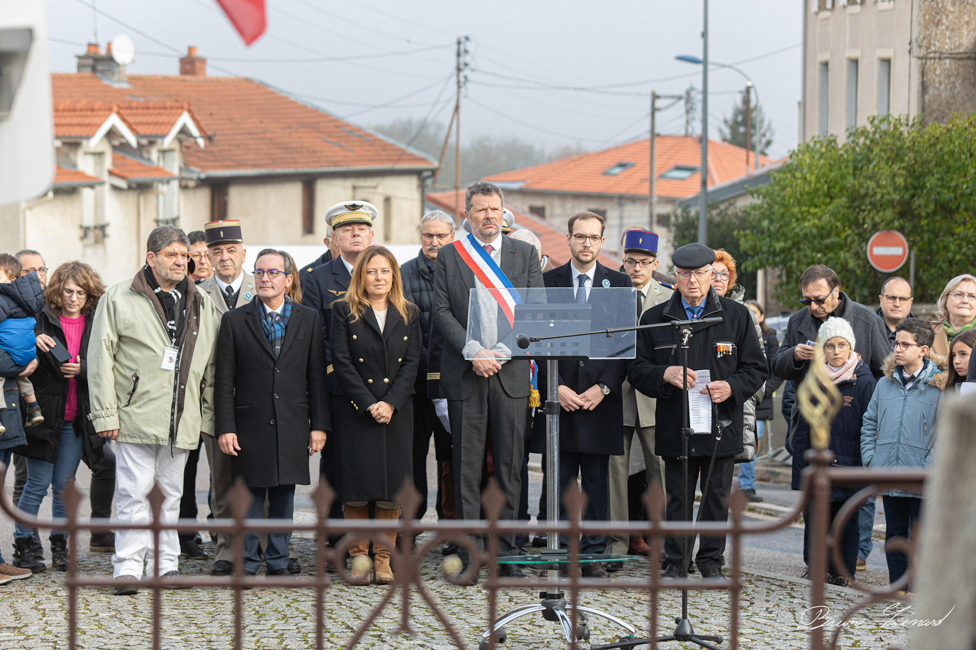Cérémonie de commémoration de l'armistice du 11 novembre 1918 à Villers-lès-Nancy