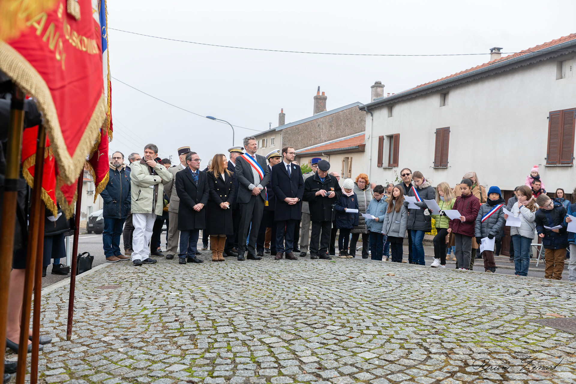 Cérémonie de commémoration de l'armistice du 11 novembre 1918 à Villers-lès-Nancy