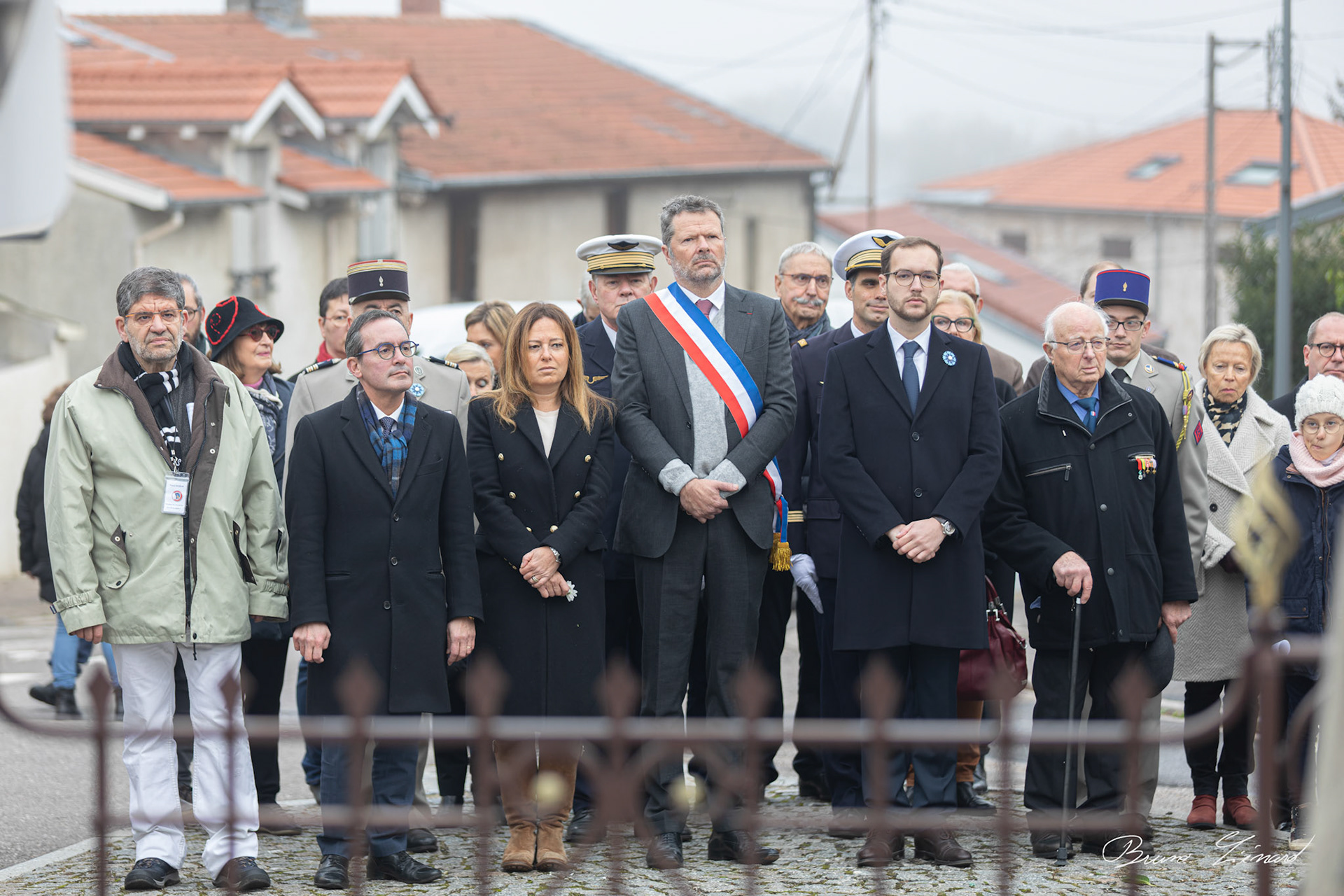 Cérémonie de commémoration de l'armistice du 11 novembre 1918 à Villers-lès-Nancy