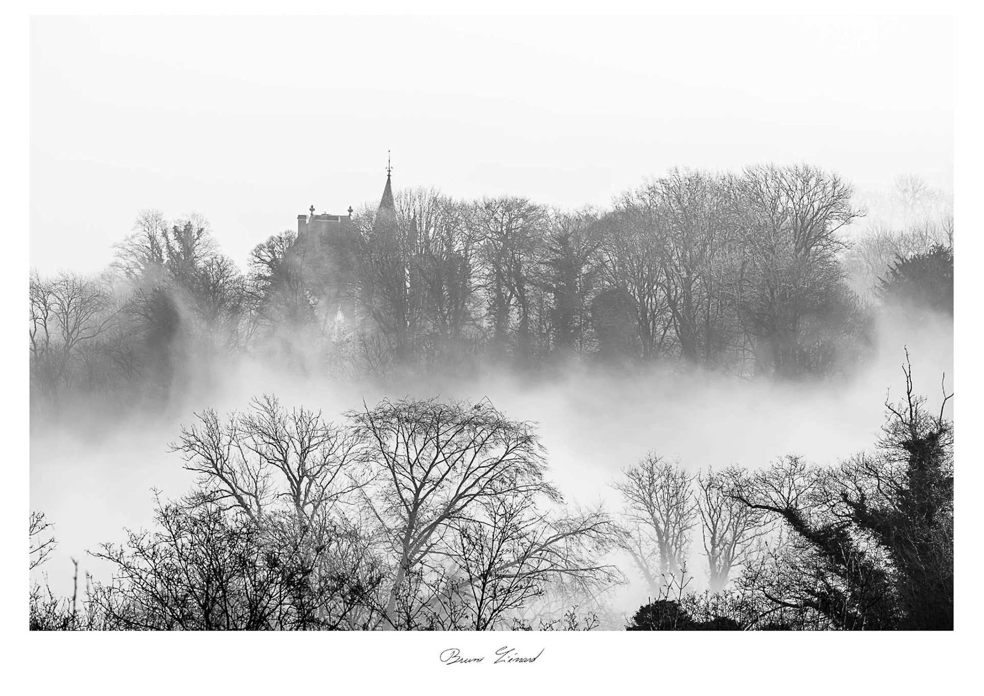 Château du Montet vu depuis le Parc de Brabois à Villers-lès-Nancy (54)