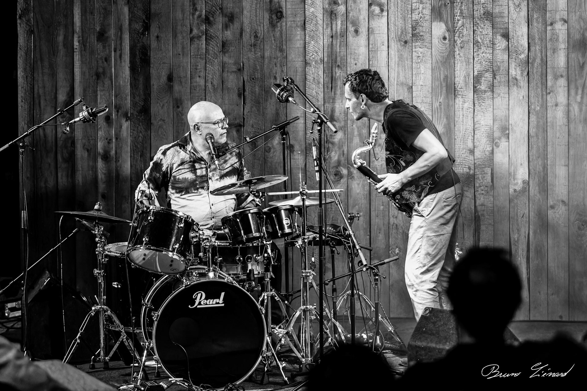 Richard Monségu (Antiquarks) et Nicolas Côme