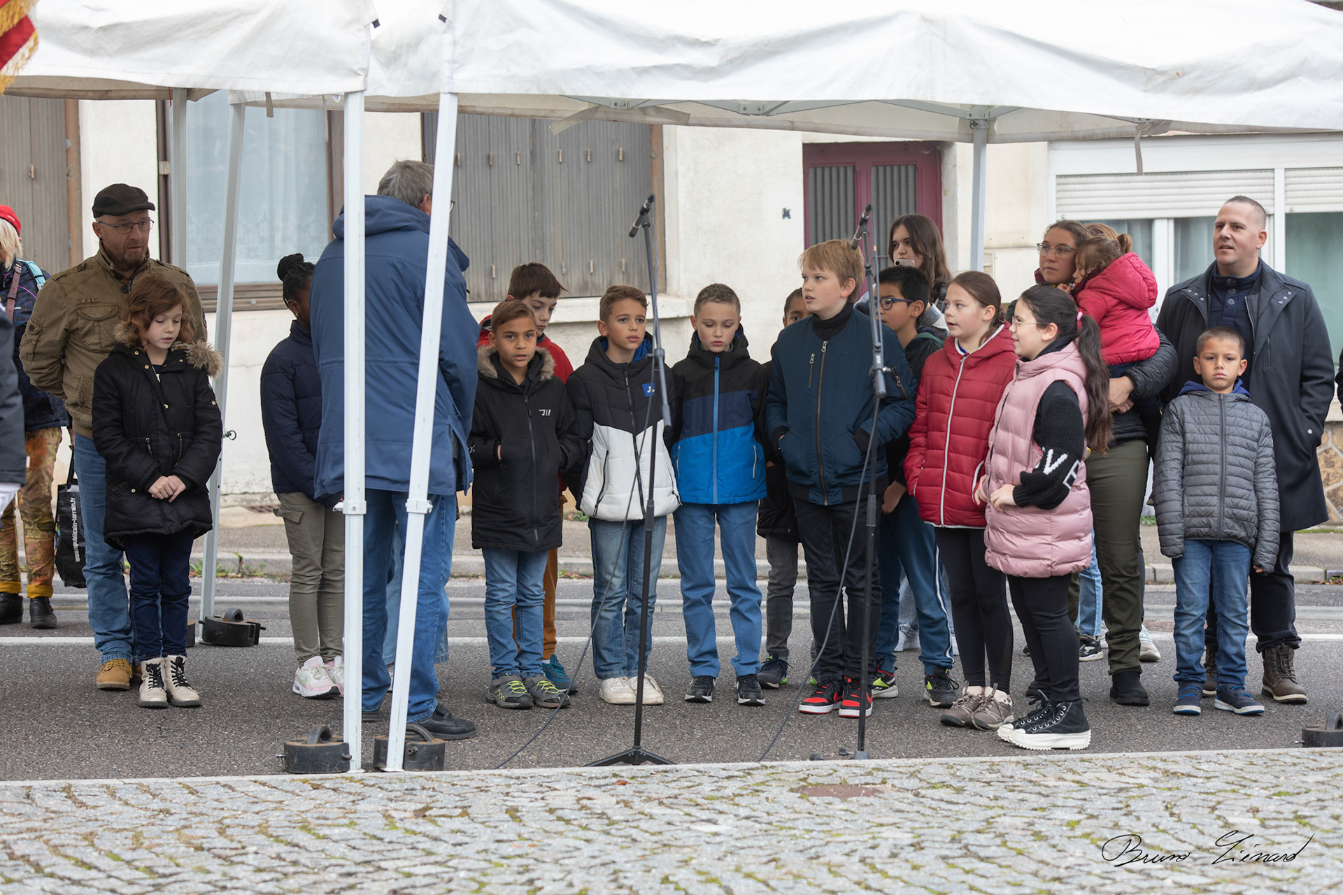 Cérémonie de commémoration de l'armistice du 11 novembre 1918 à Villers-lès-Nancy