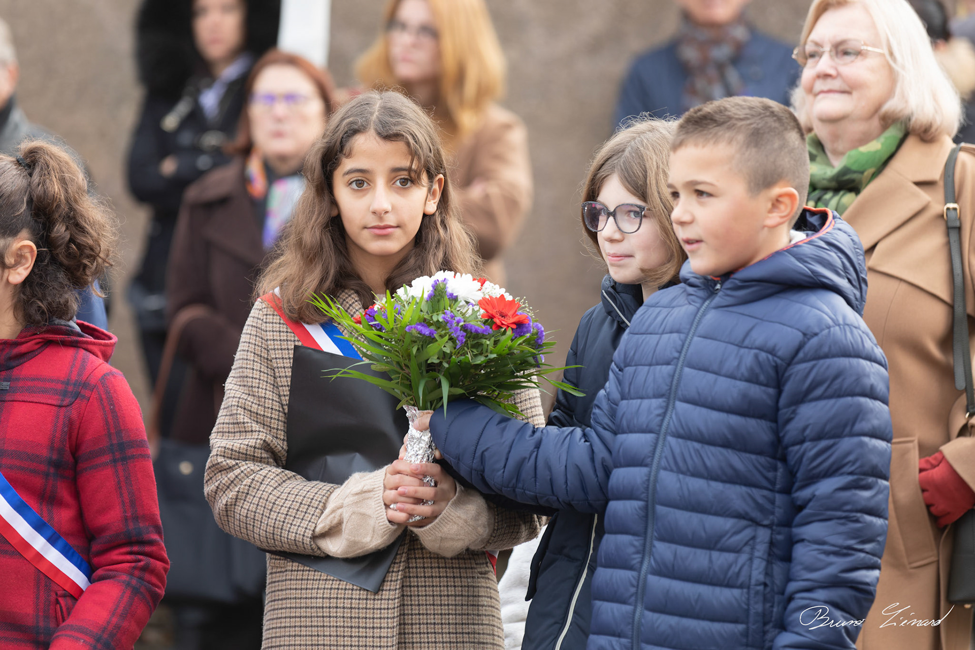 Cérémonie de commémoration de l'armistice du 11 novembre 1918 à Villers-lès-Nancy