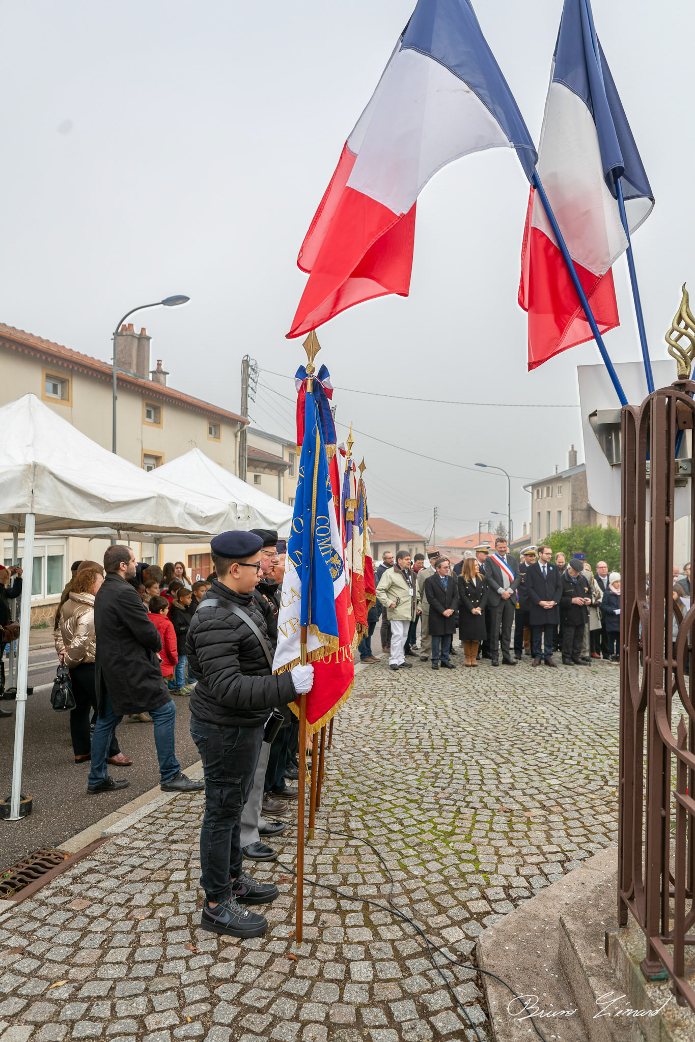 Cérémonie de commémoration de l'armistice du 11 novembre 1918 à Villers-lès-Nancy