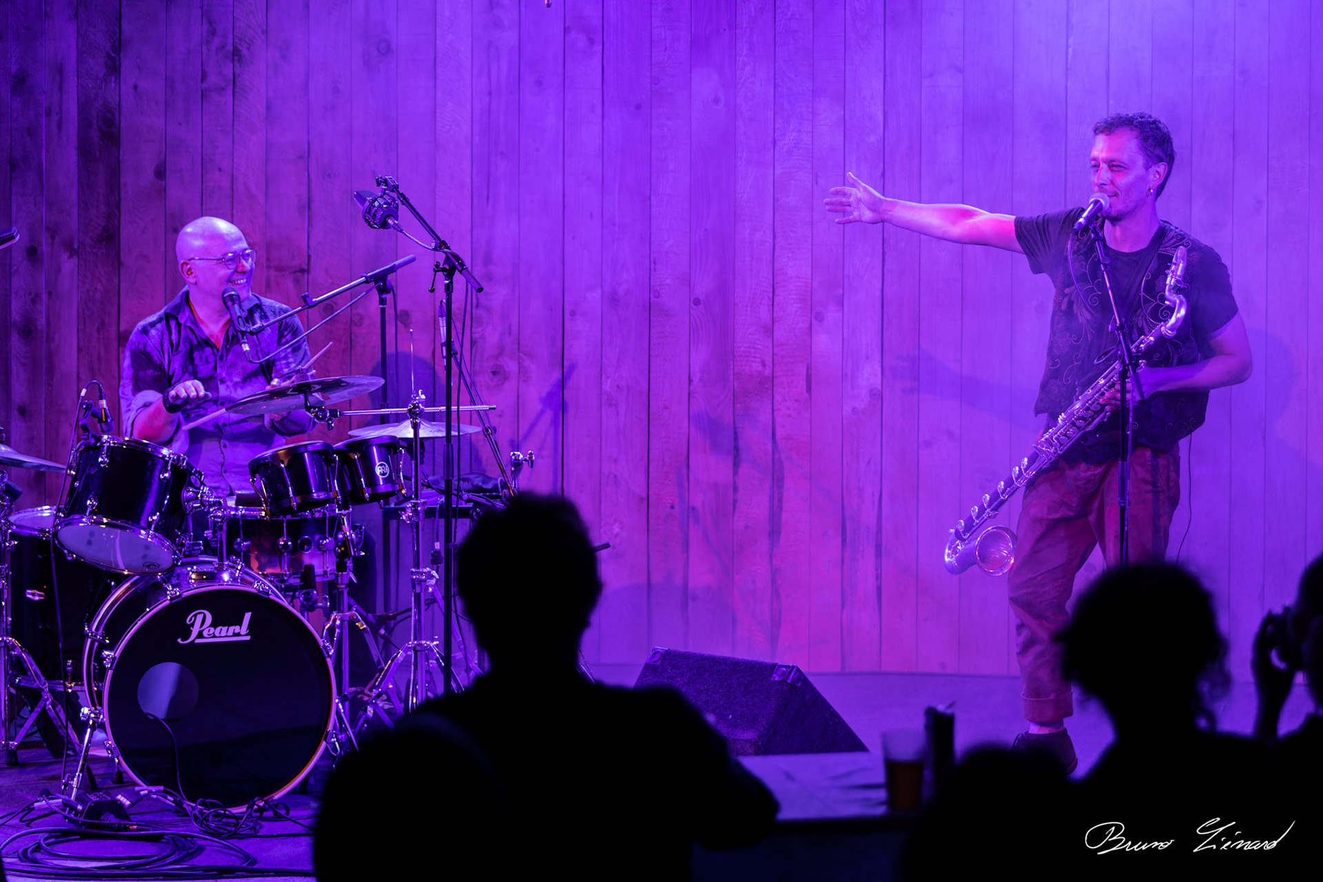 Richard Monségu (Antiquarks) et Nicolas Côme