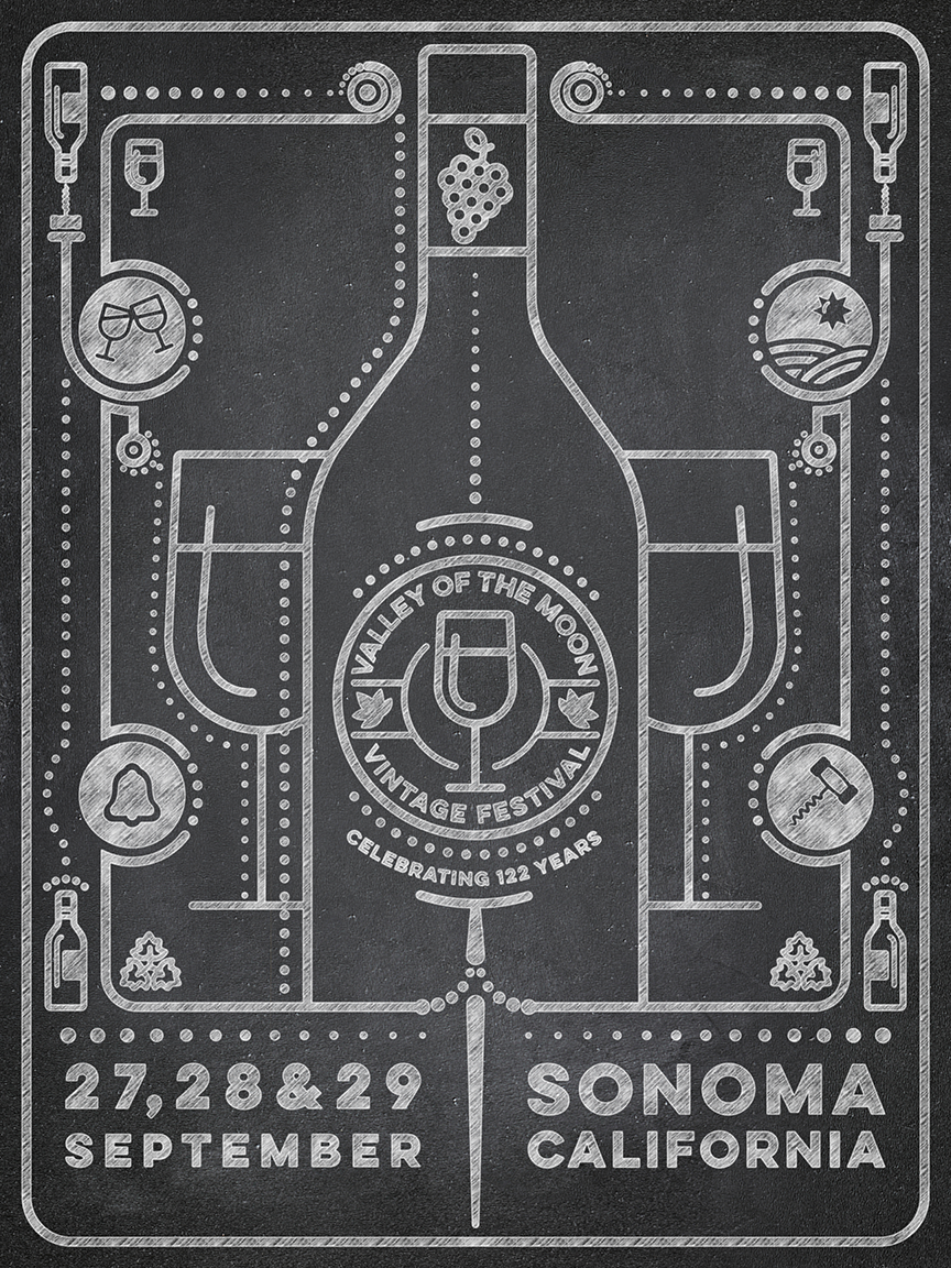 Valley of the Moon Vintage Festival Poster Entry 2019 – 16" x 20"