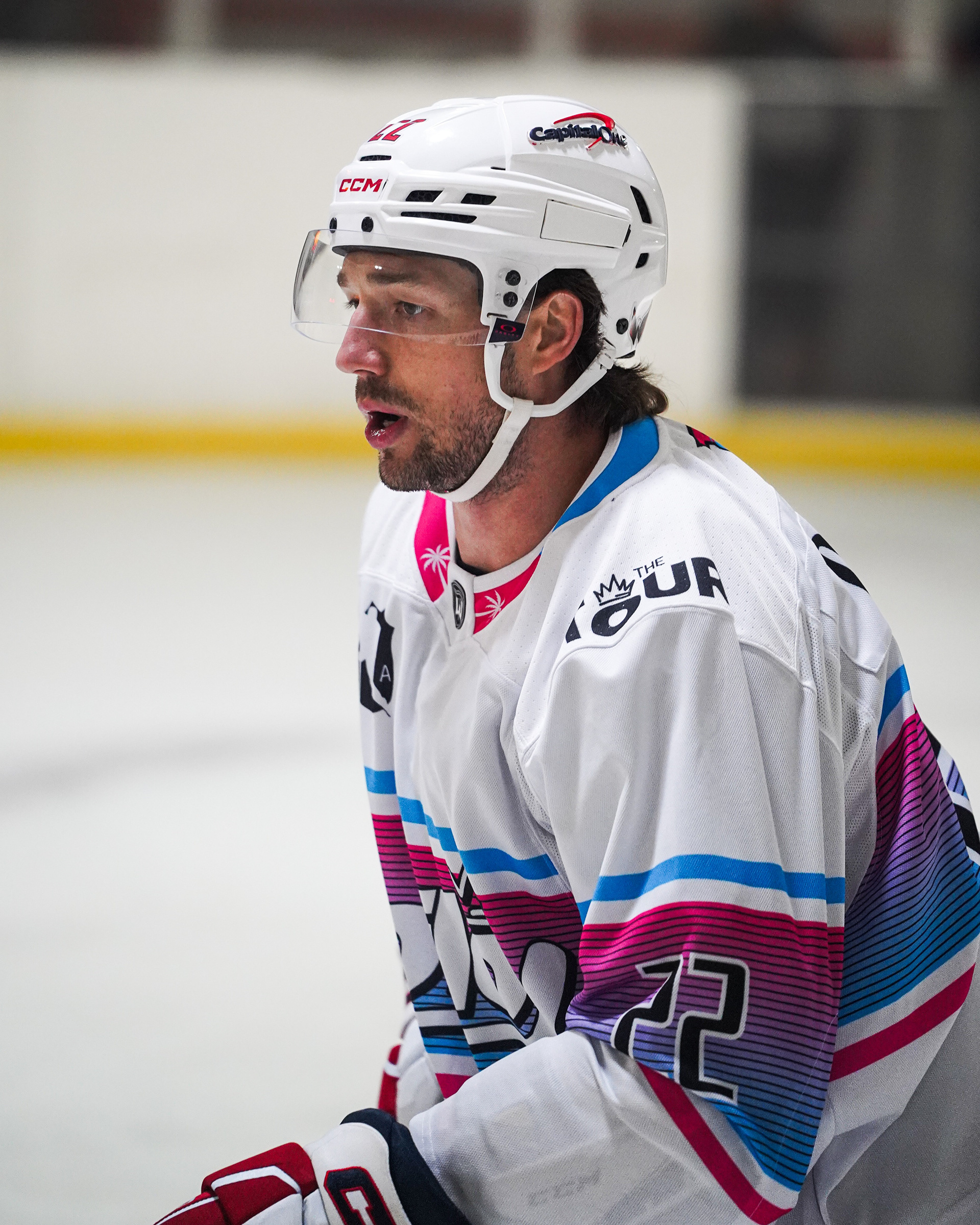 Brandon Duhaime of the Washington Capitals