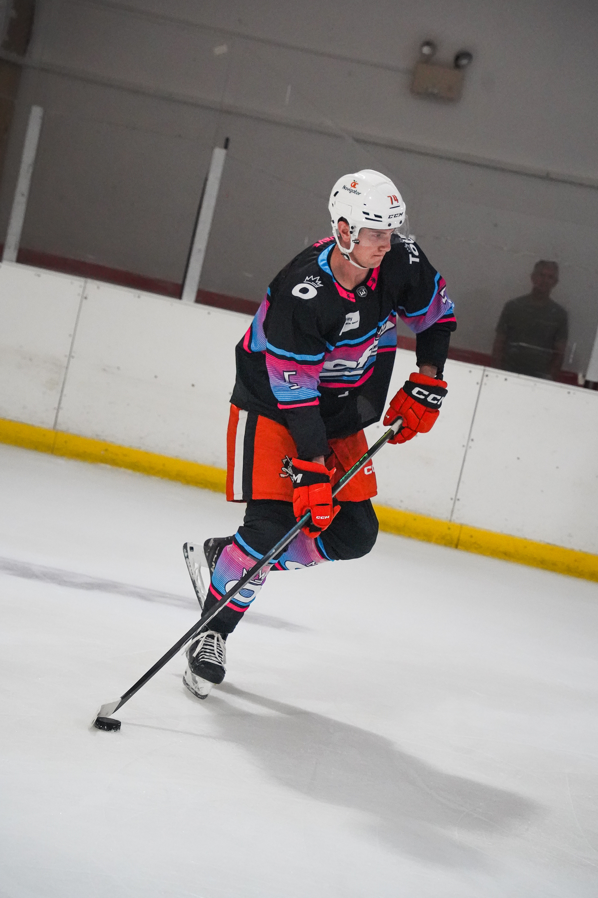 Ian Moore of the Anaheim Ducks