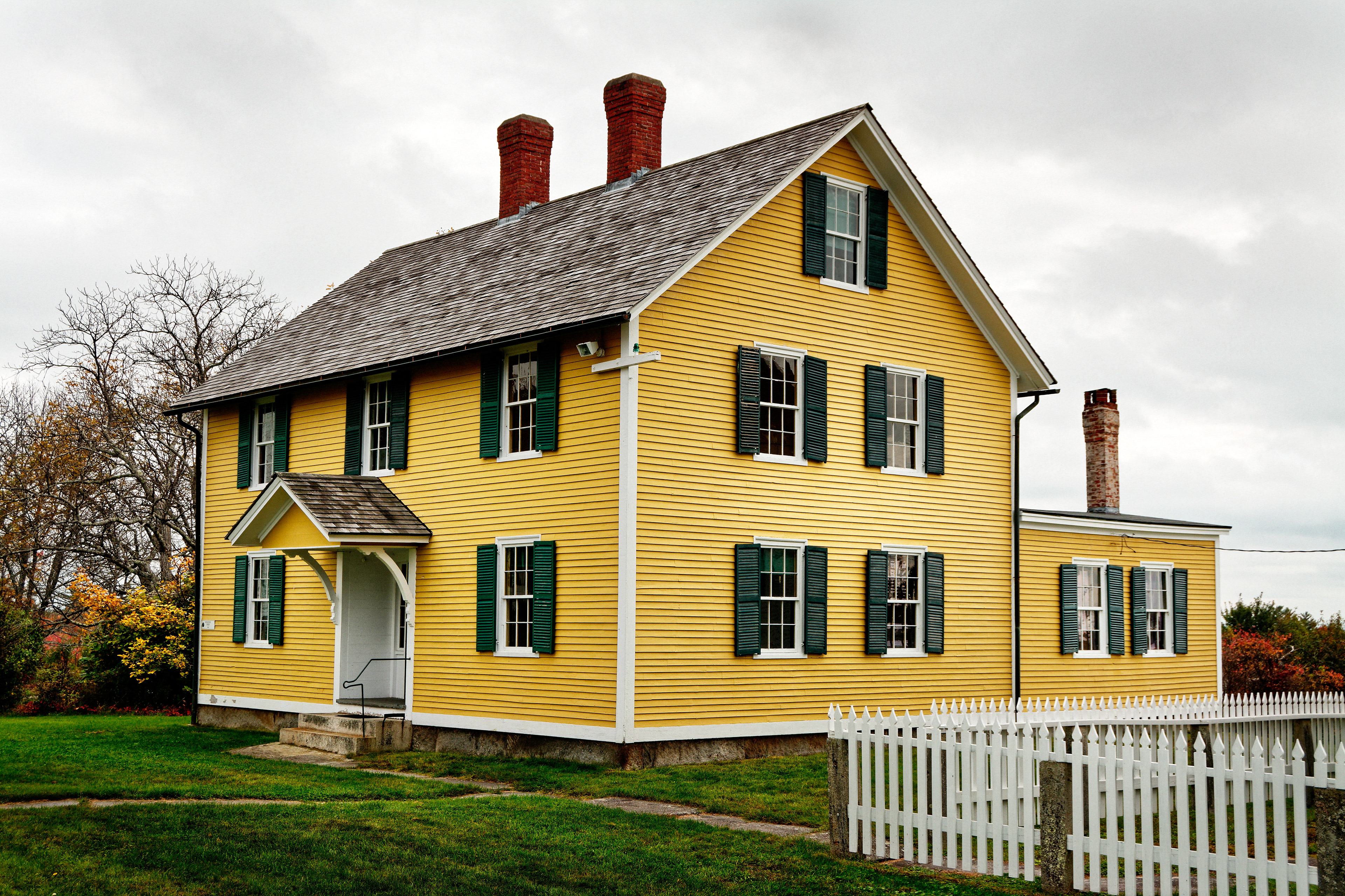 The beautiful Ministry shop and white picket fence
