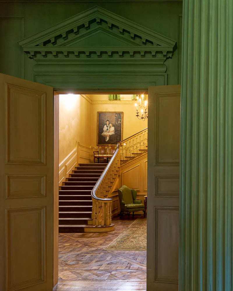 the Great House stairs