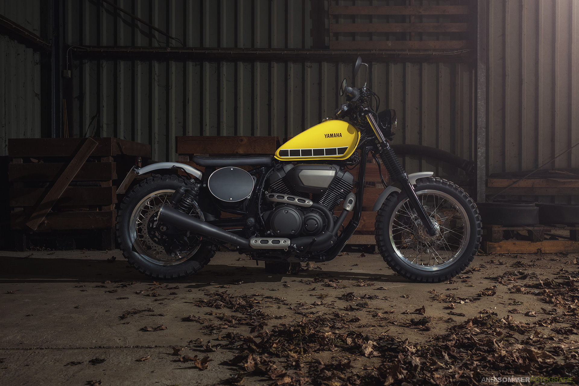 Yamaha XV950 'Tracker'-Umbau von Team Voiges