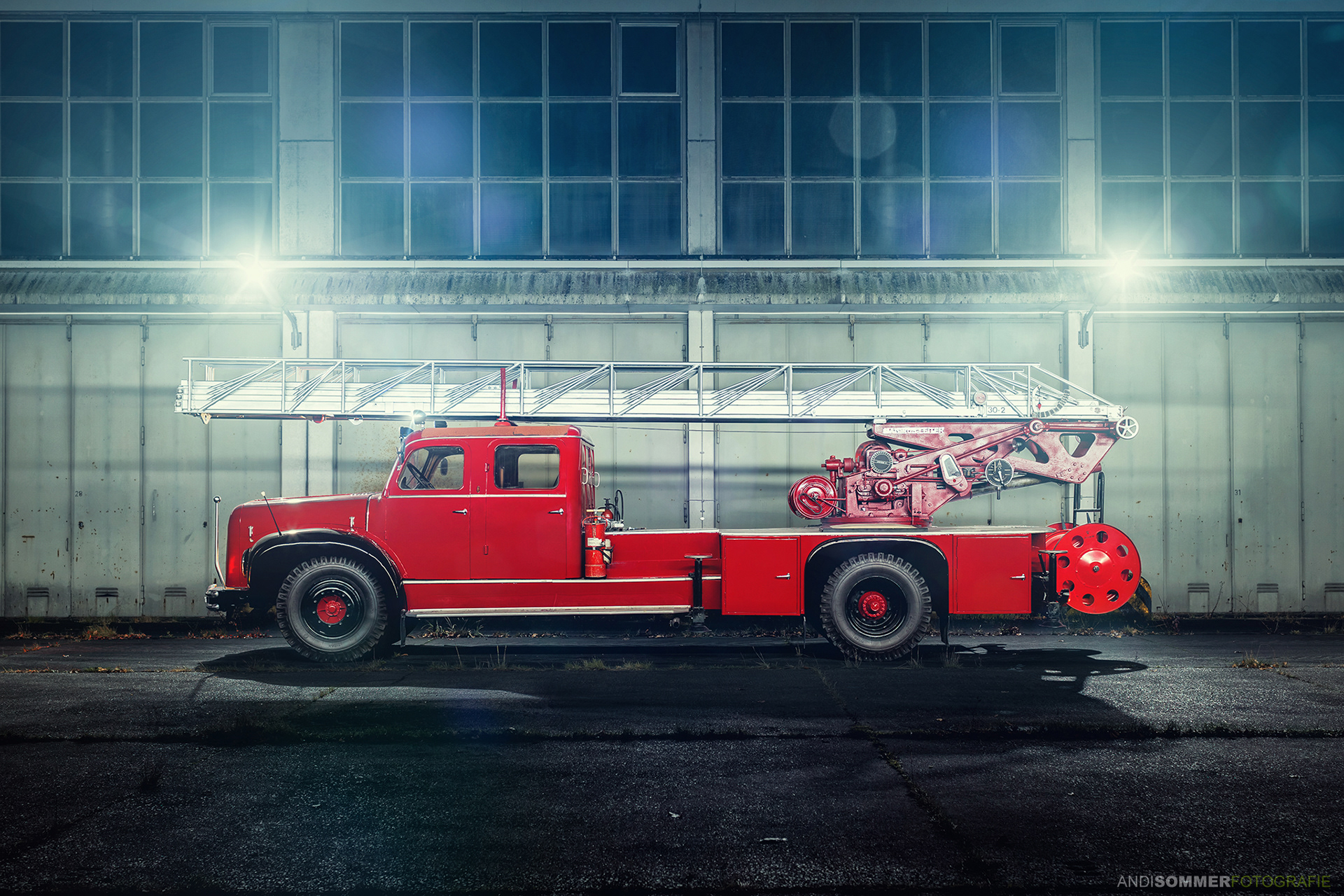 Magirus Deutz S 6000 Feuerwehr-Drehleiter DL30+2