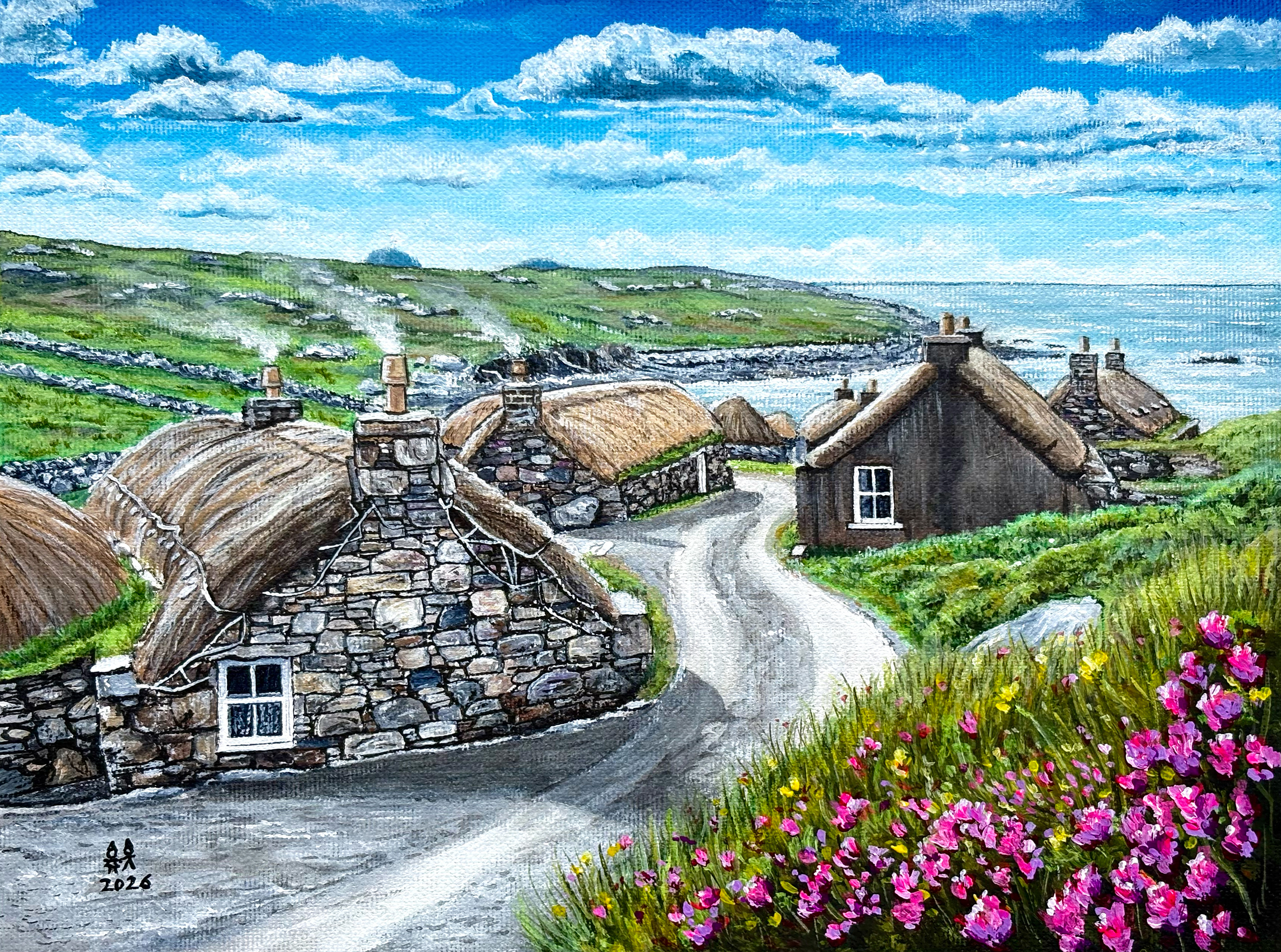 Na Geàrrannan Blackhouse Village, Isle of Lewis