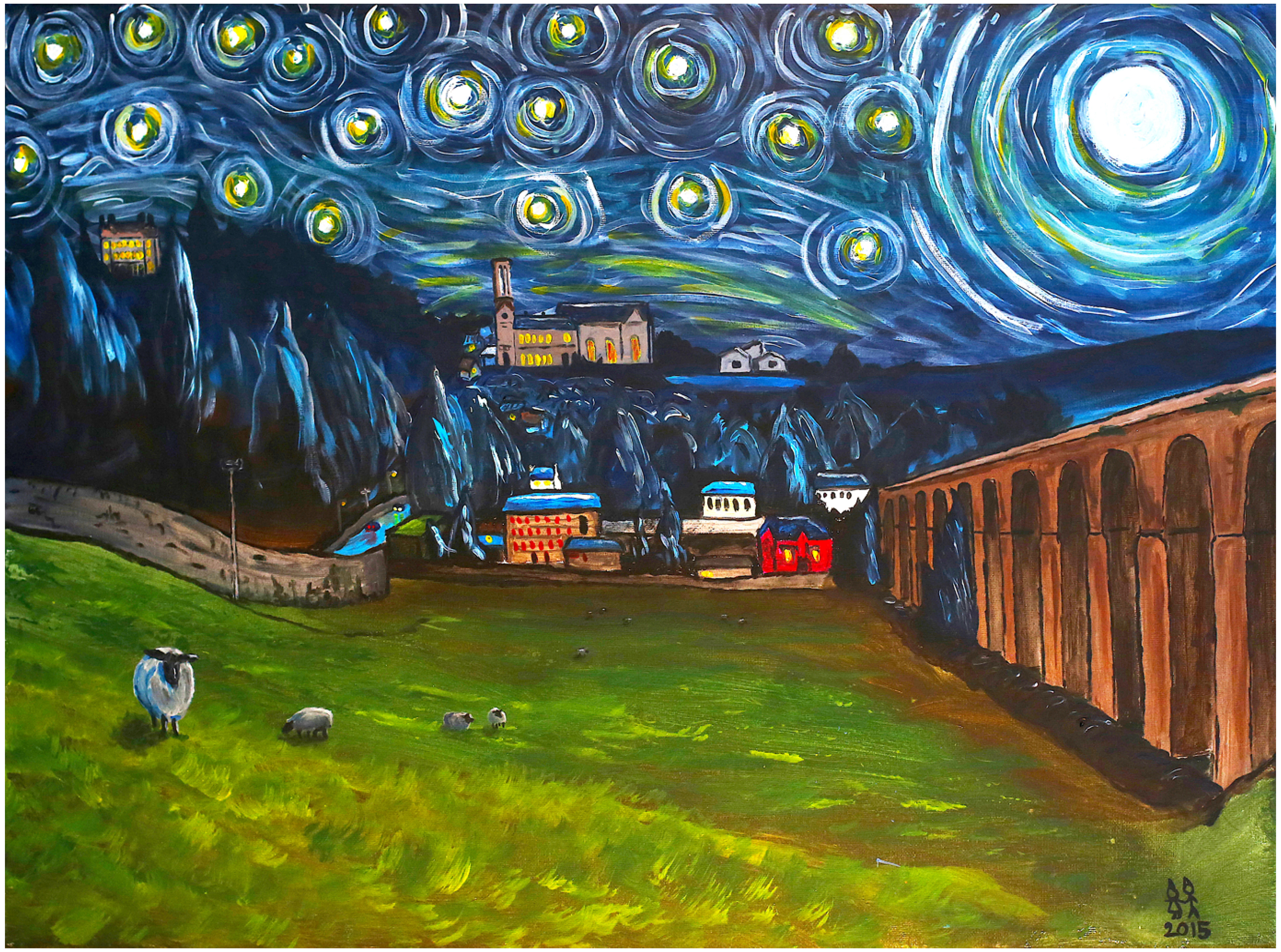 Starry Night, Borris Viaduct