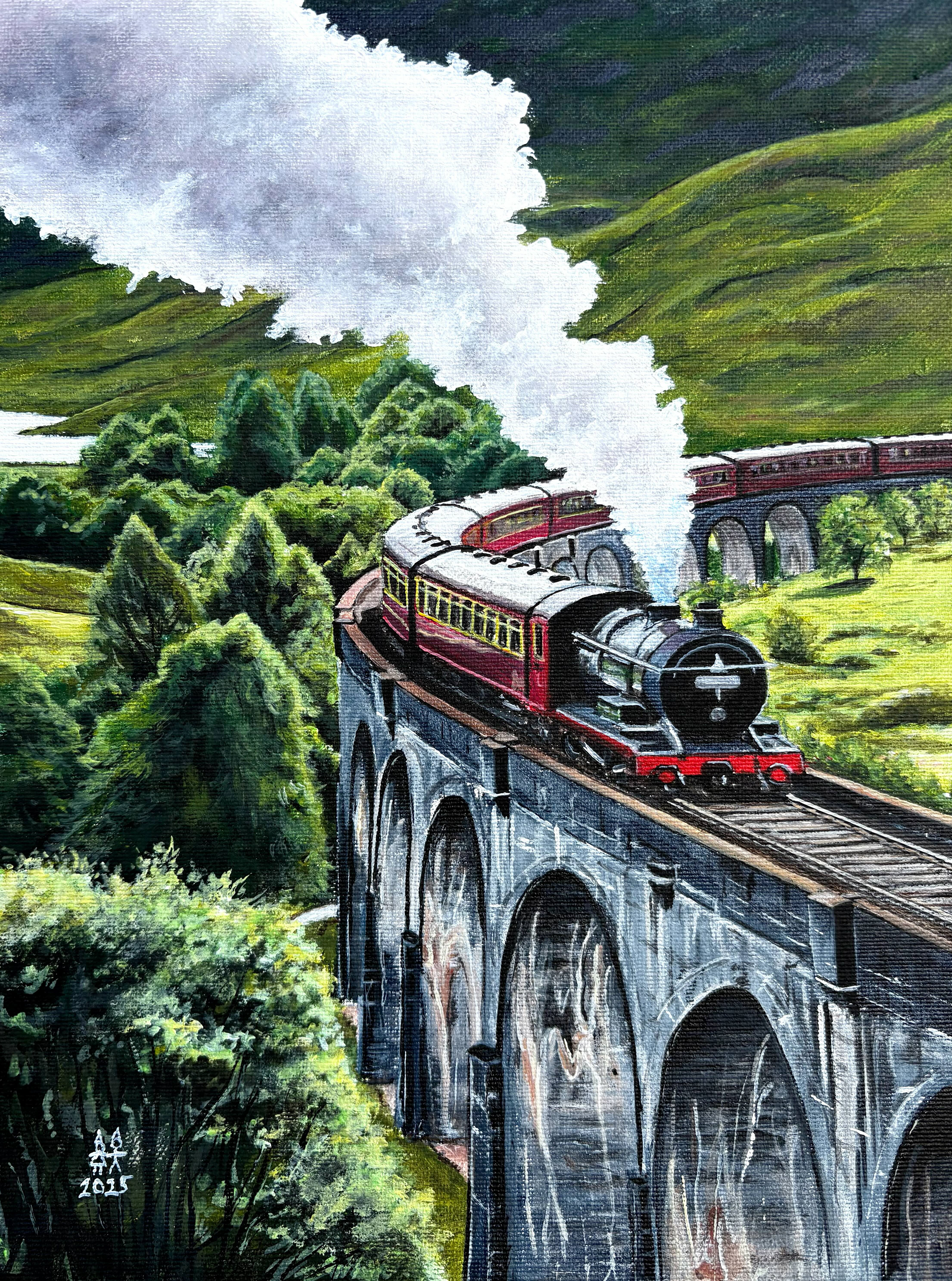 The Jacobite Steam Train & the Glenfinnan Viaduct