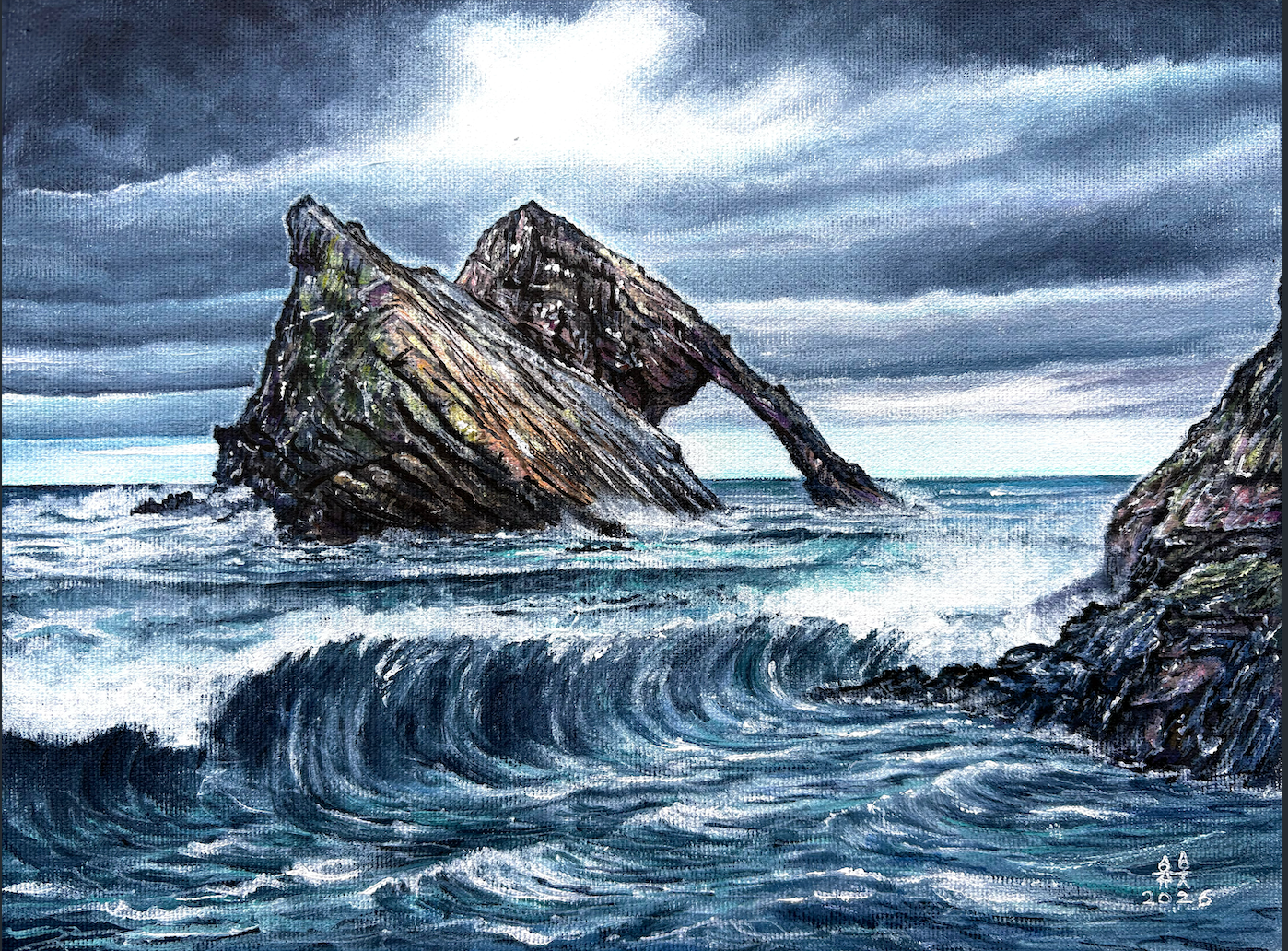 Bow Fiddle Rock, Portknockie, Scotland