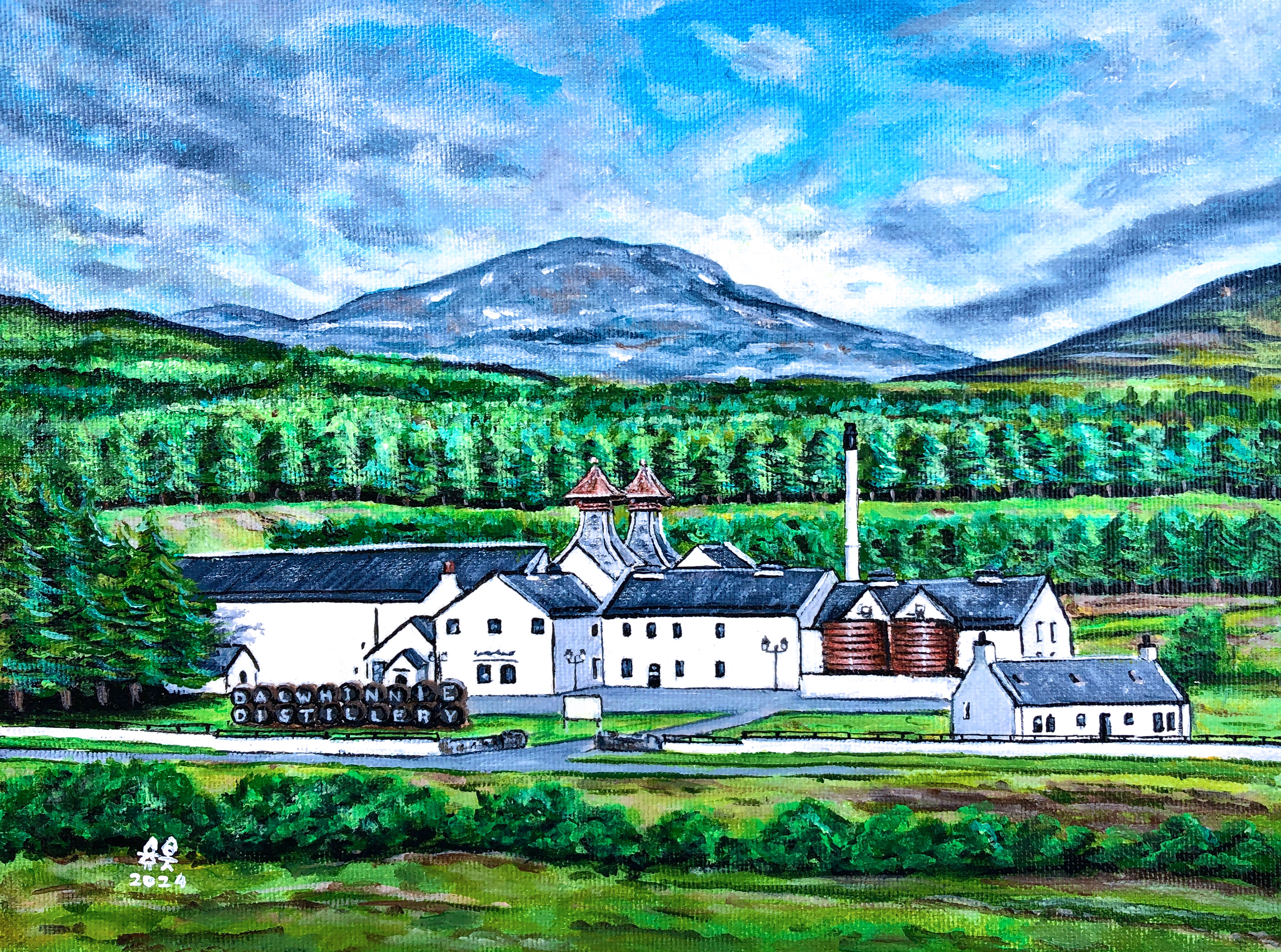 Dalwhinnie Distillery, Scotland
