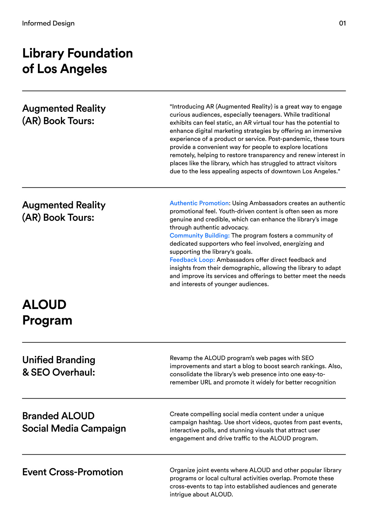 Informed Design Insights