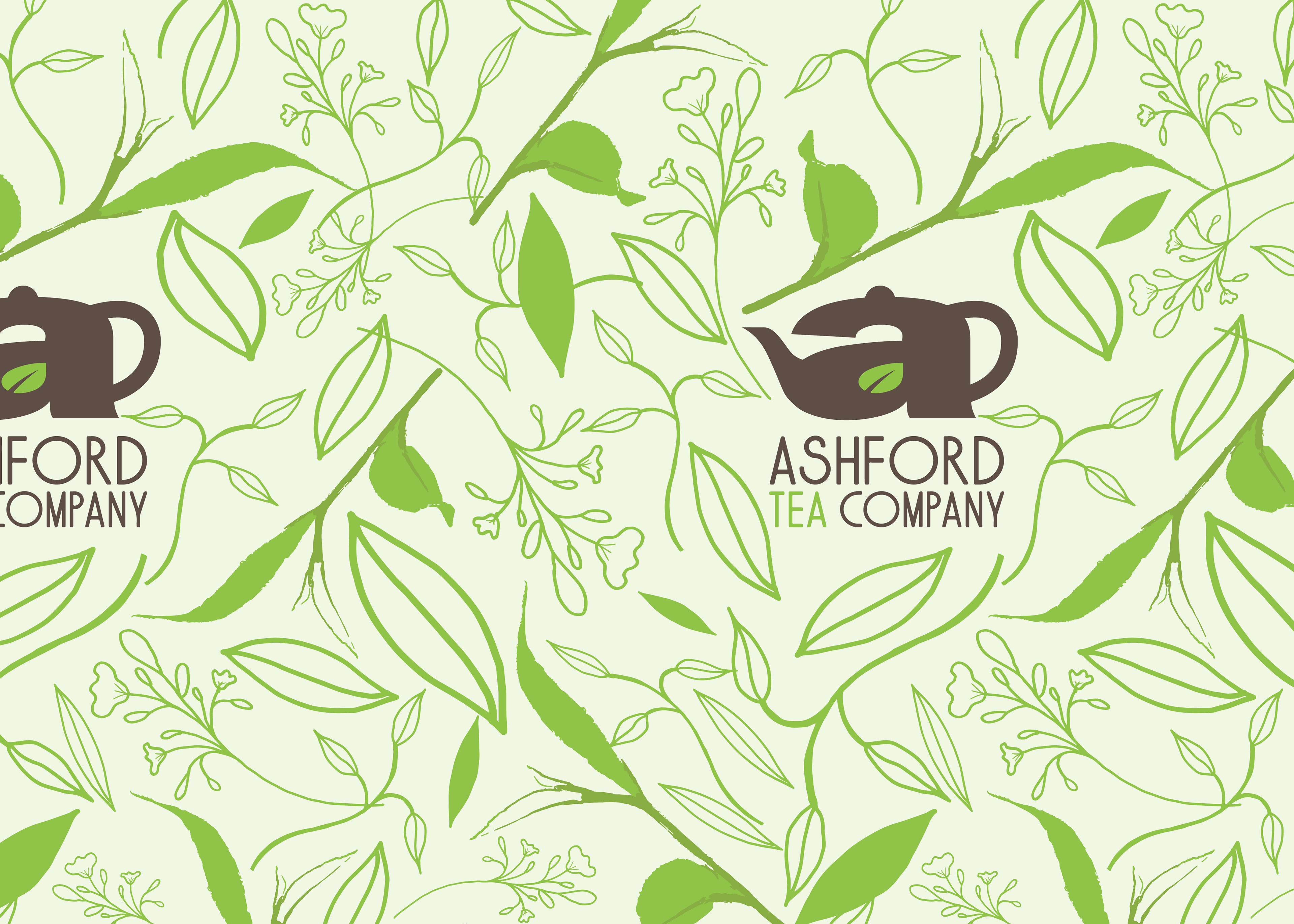 Custom design for Ashford Tea Company; Savannah, Georgia