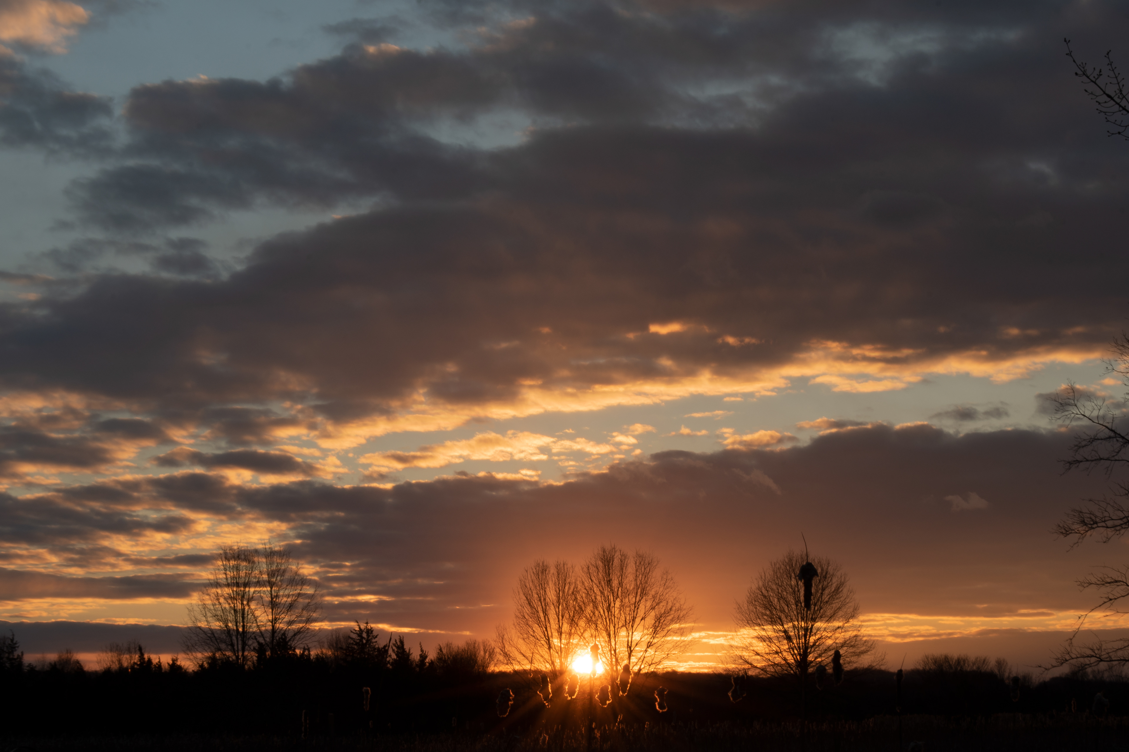 Sunset Jan 22,2021 Basking Ridge NJ USA