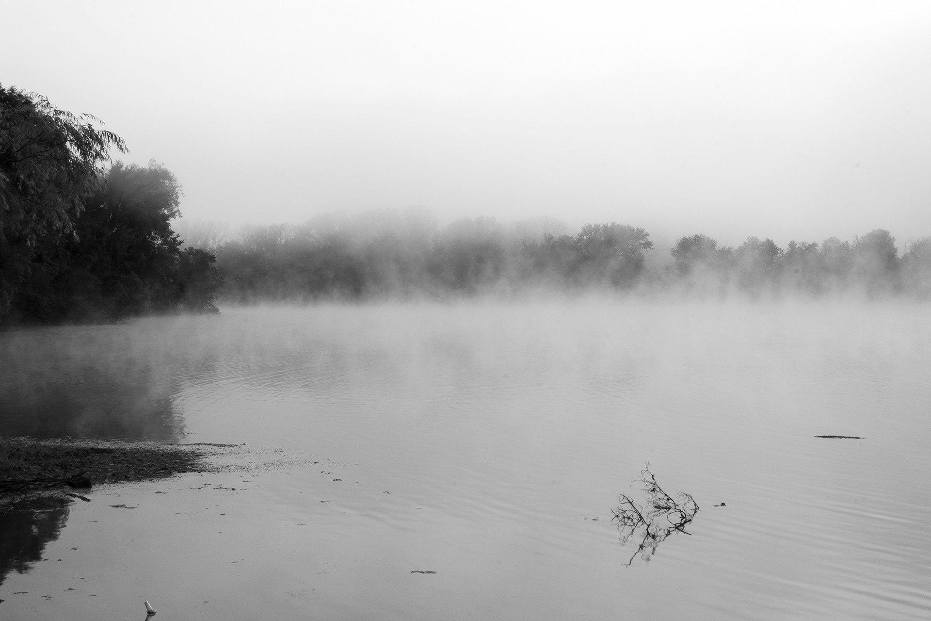 Misty Lakeshore Sept 16, 2020 Lincoln Park, NJ USA